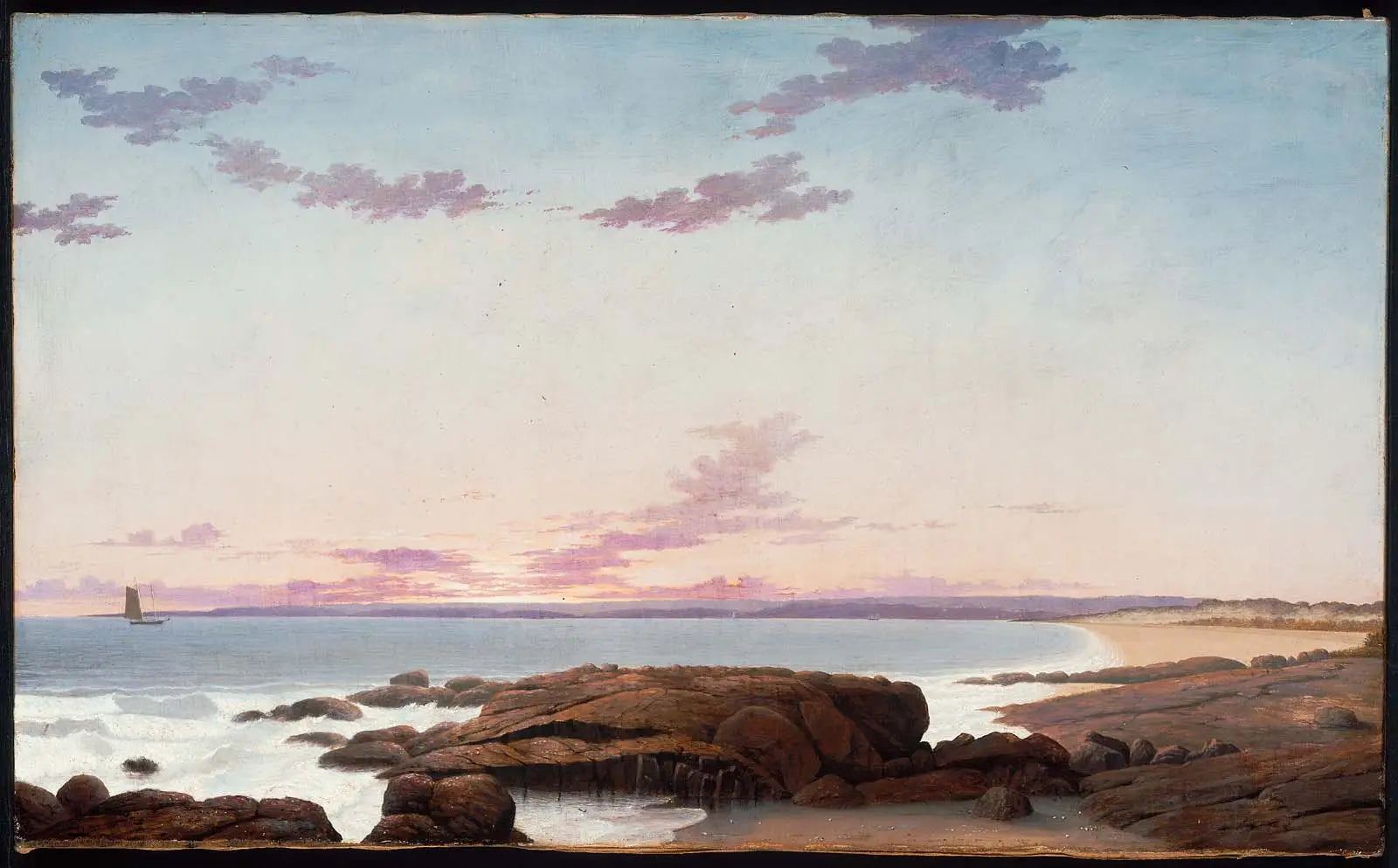 Vue de la plage de Coffin - Fitz Henry Lane - Alpha Reproduction