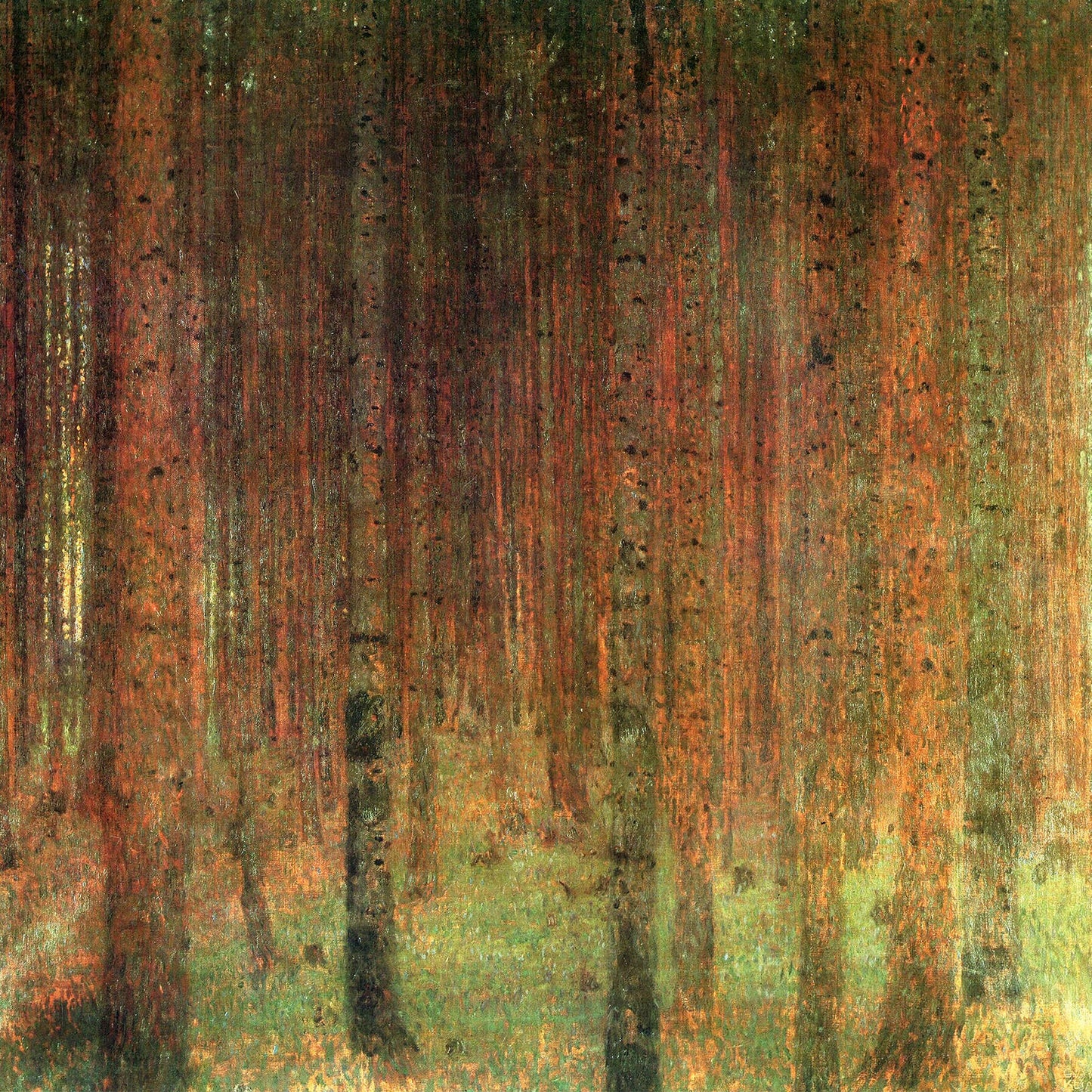 🌲 Сосновый лес II – Густав Климт (около 1901)