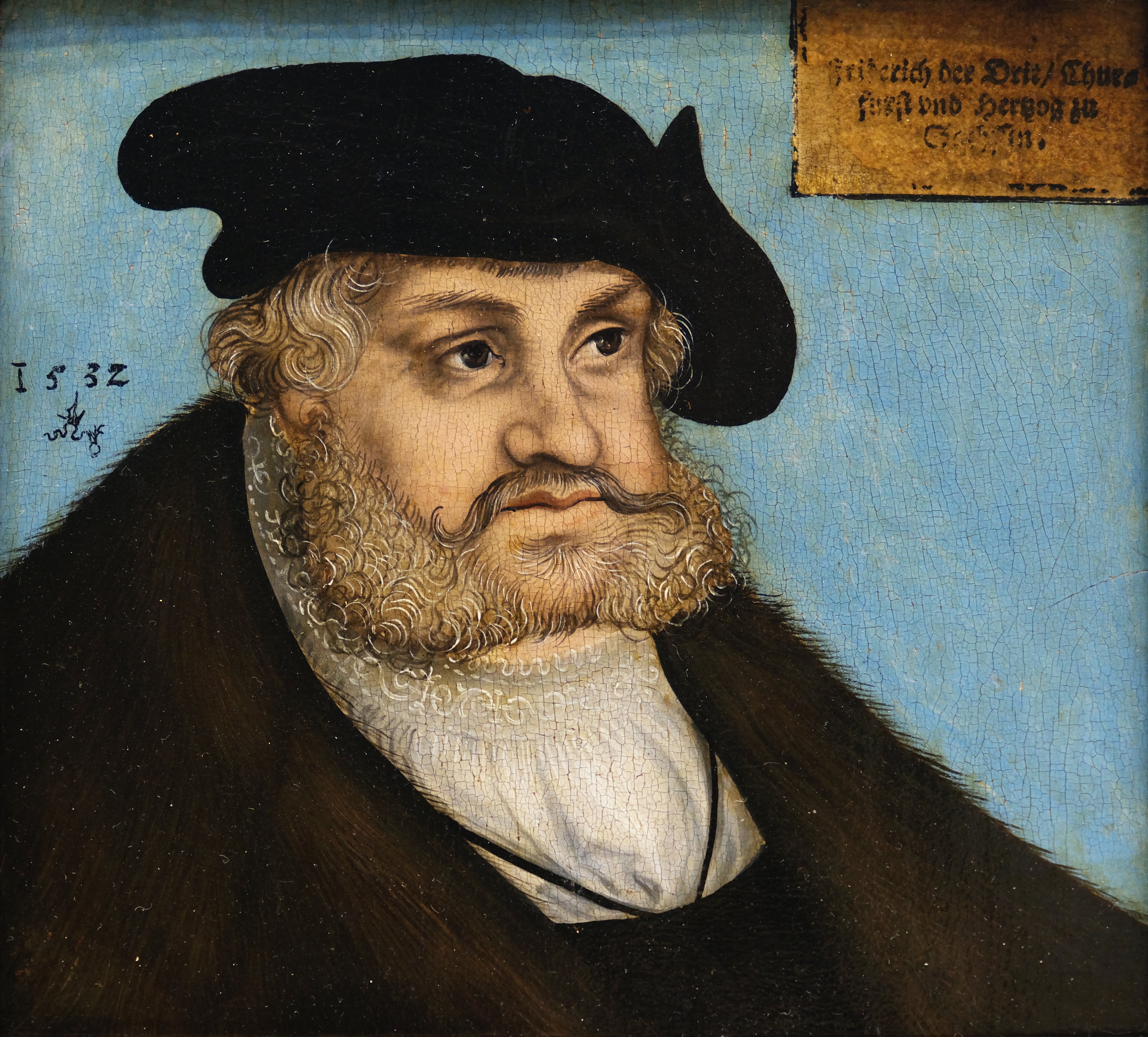 Frédéric III le Sage duc de Saxe et Prince-Électeur - Lucas Cranach the Elder