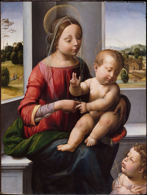Vierge à l'Enfant avec le jeune saint Jean-Baptiste - Fra Bartolomeo