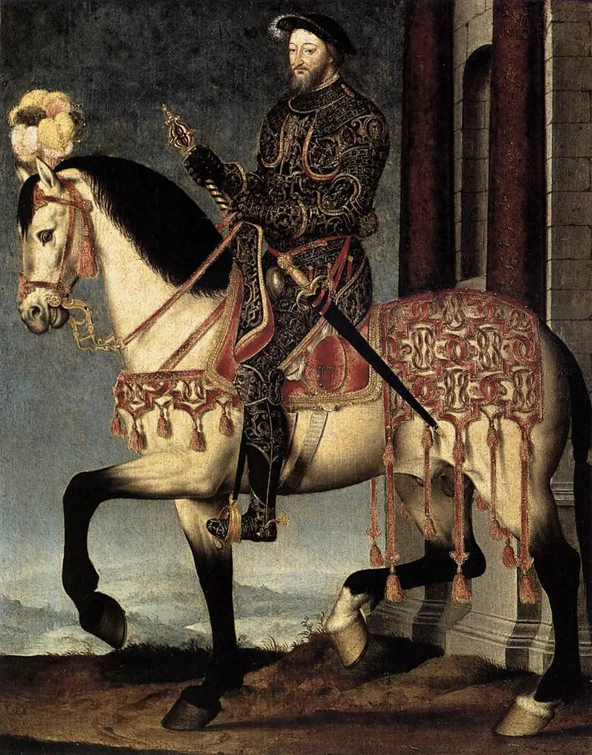 Portrait équestre de François Ier - François Clouet - Alpha Reproduction