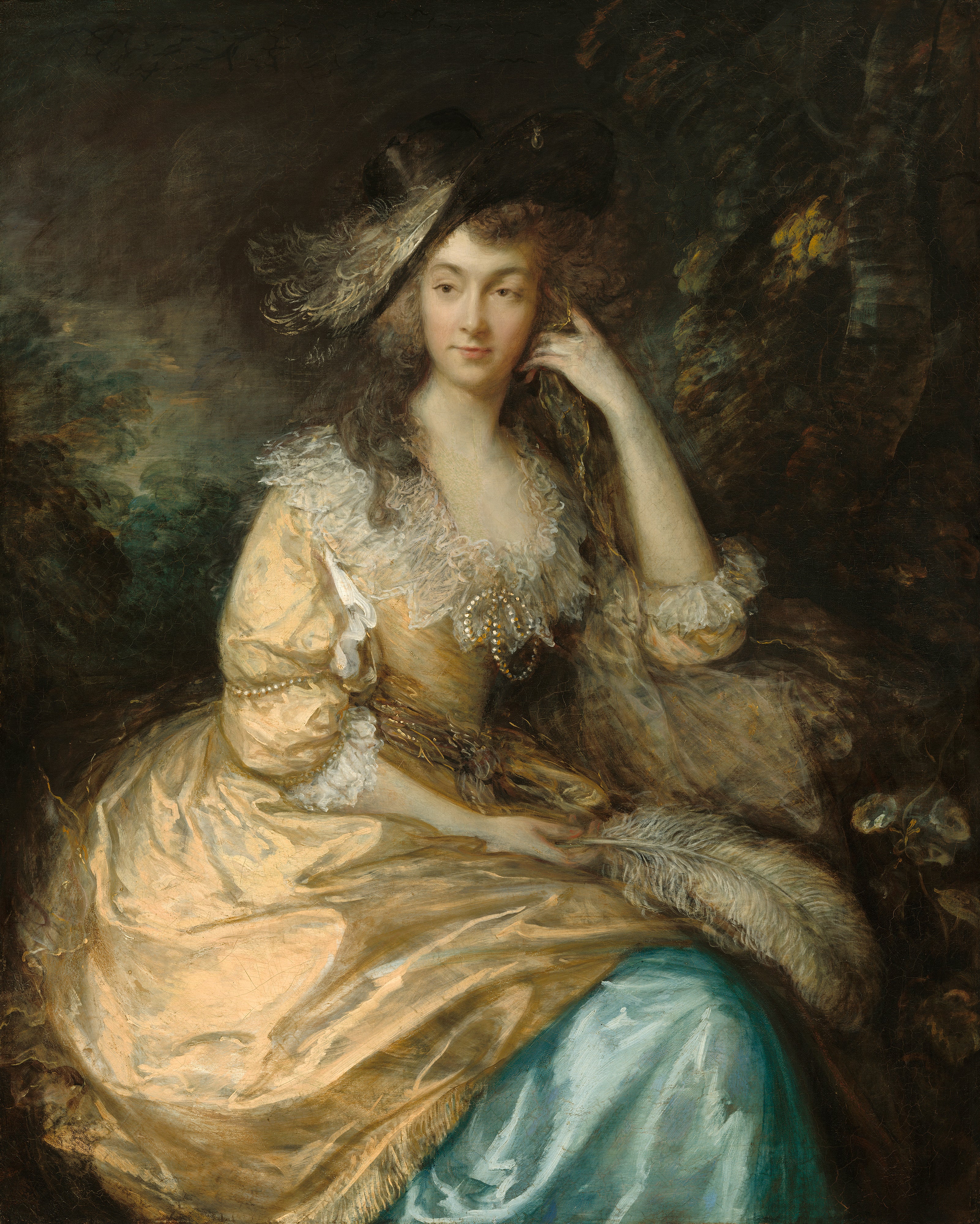 Frances Susanna dame de Dunstanville - Thomas Gainsborough - Alpha Reproduction
