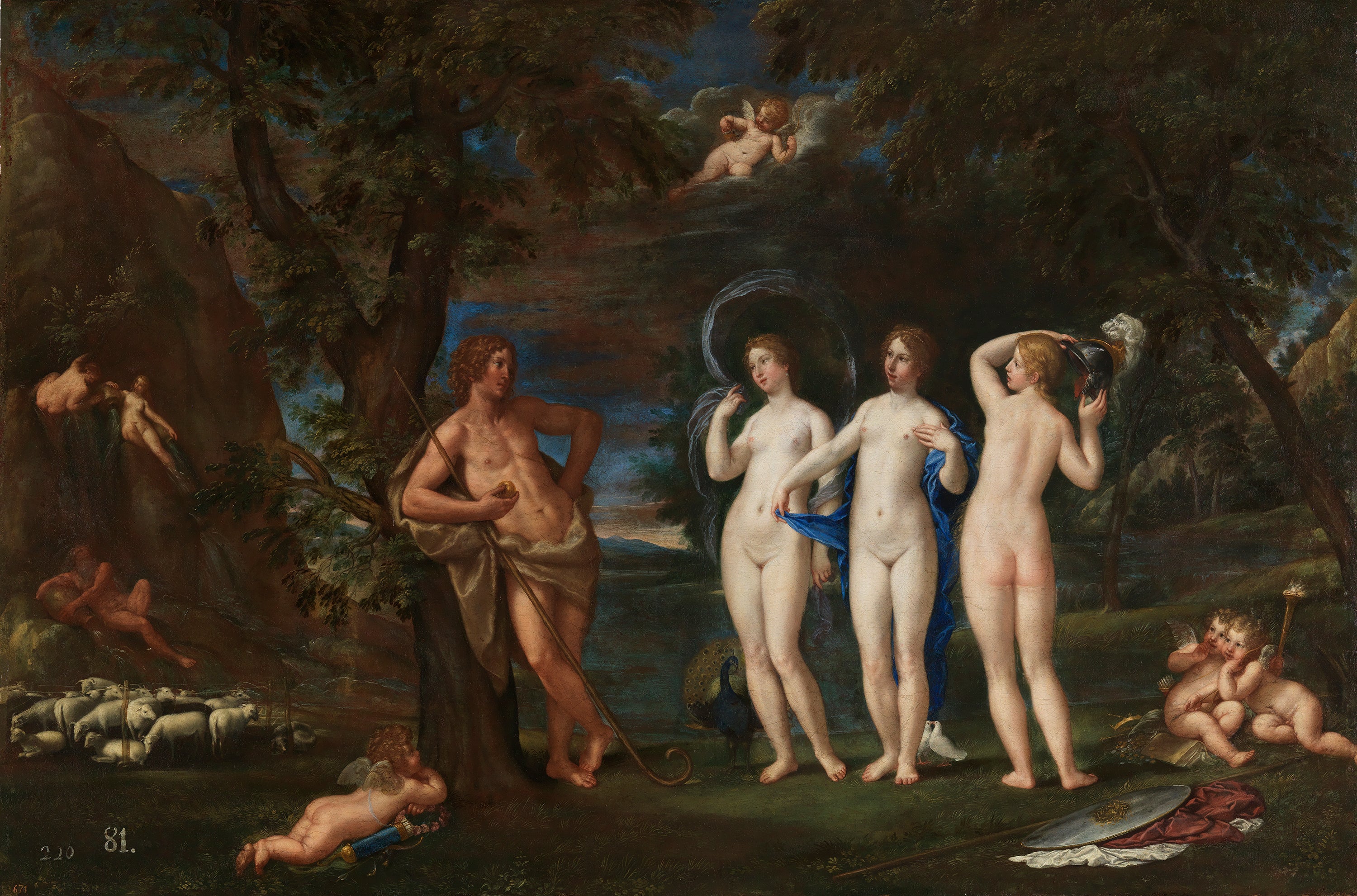 Le Jugement de Paris - Francesco Albani
