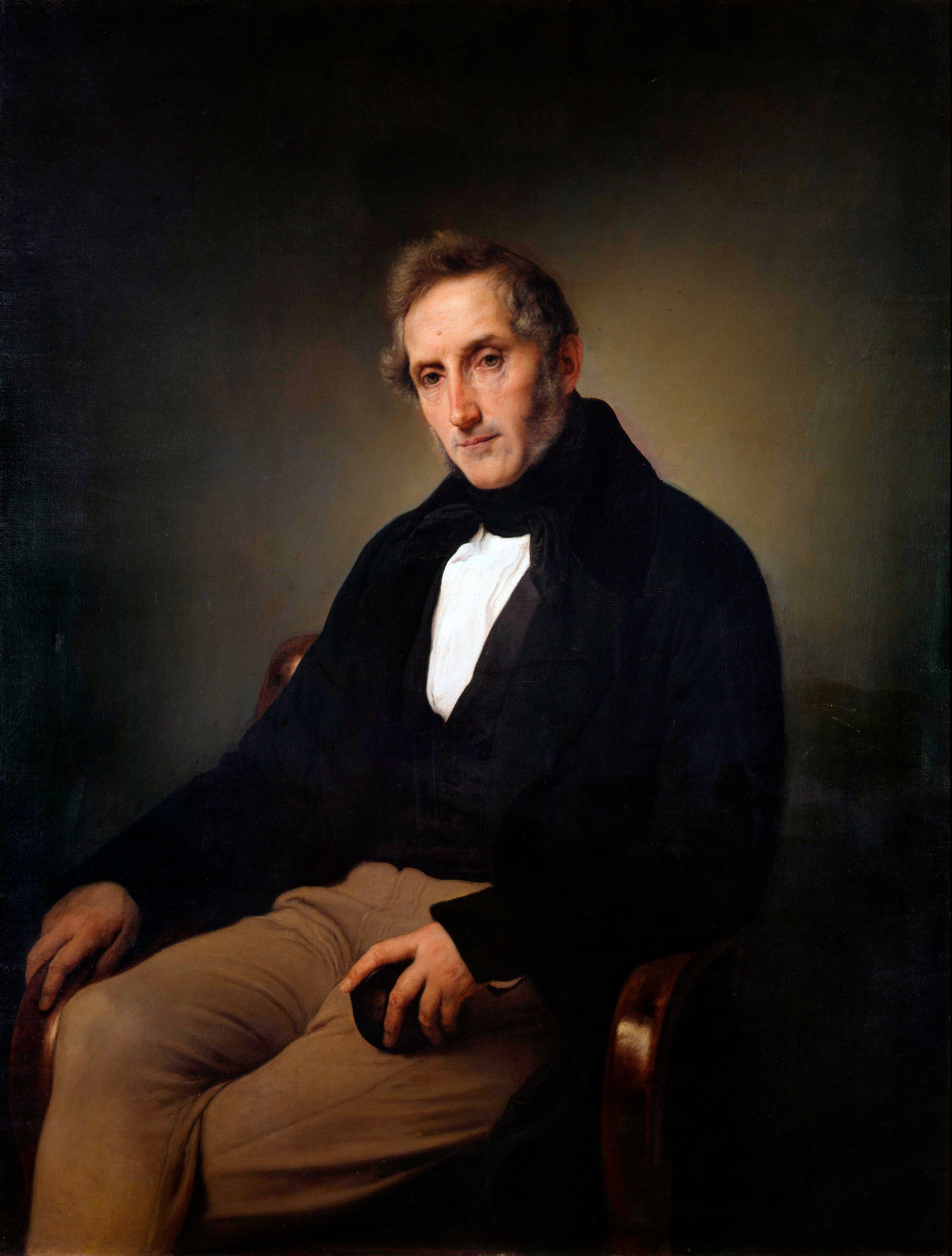 Portrait d'Alessandro Manzoni - Francesco Hayez