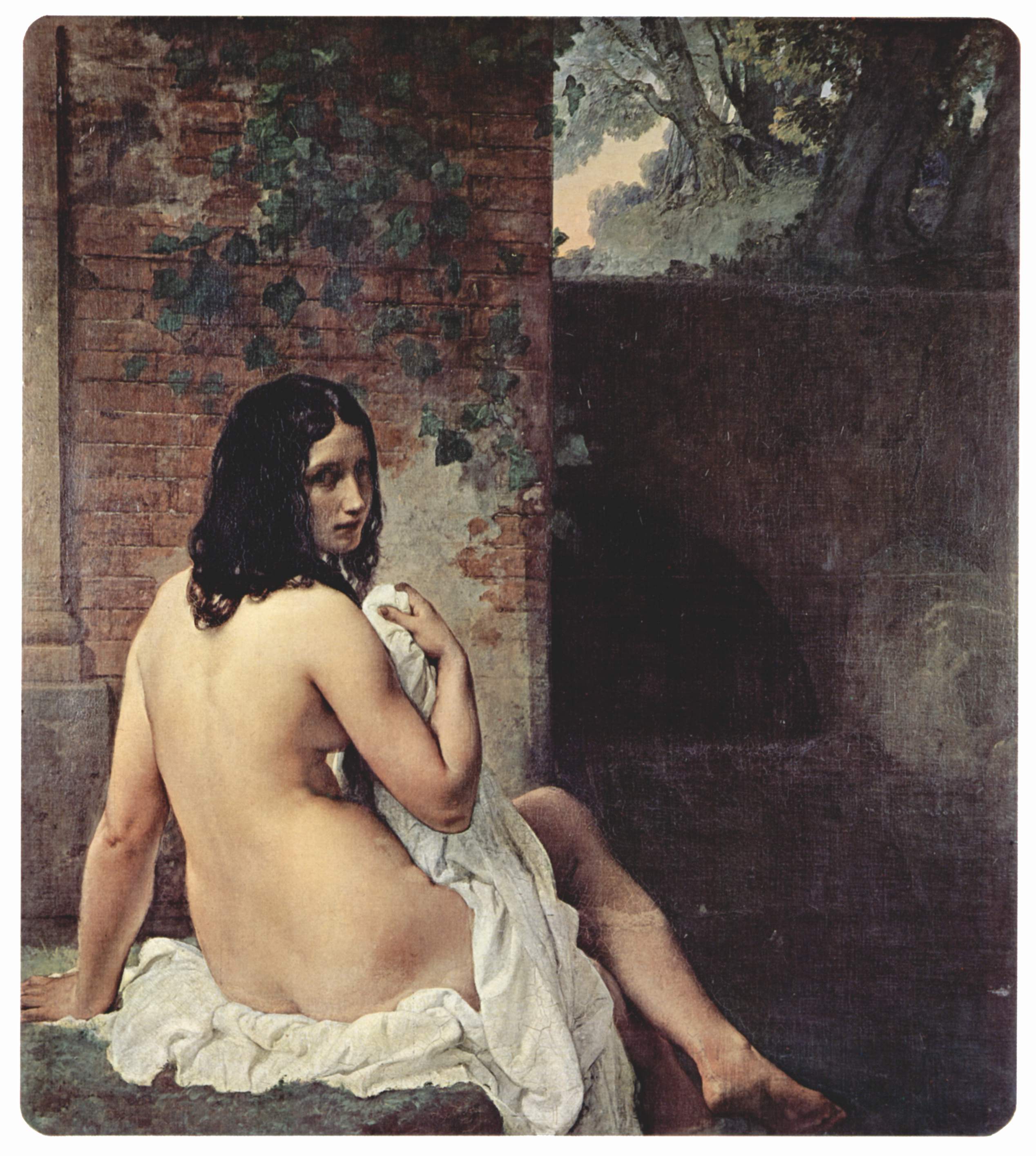 Suzanne au bain - Francesco Hayez