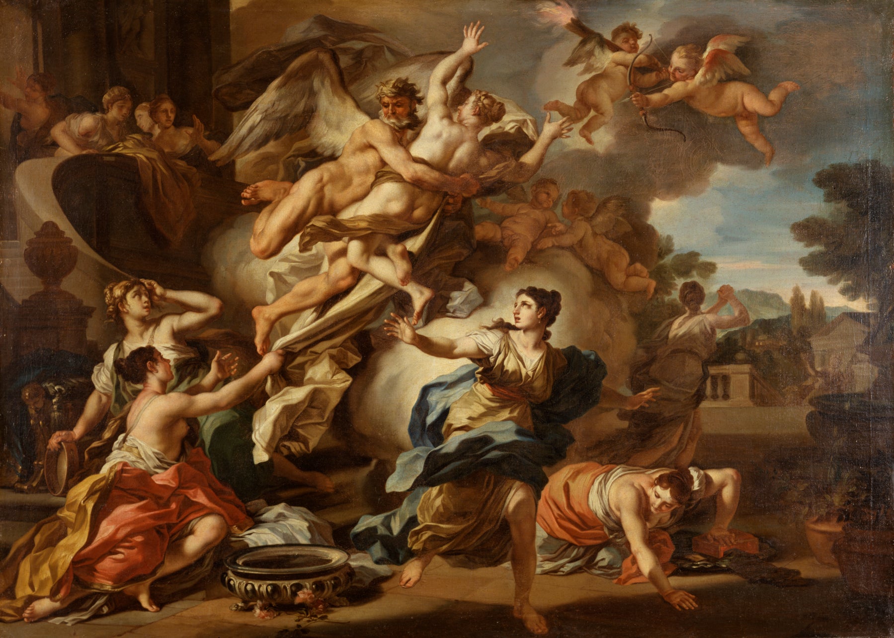 L'enlèvement d'Orithyia - Francesco Solimena