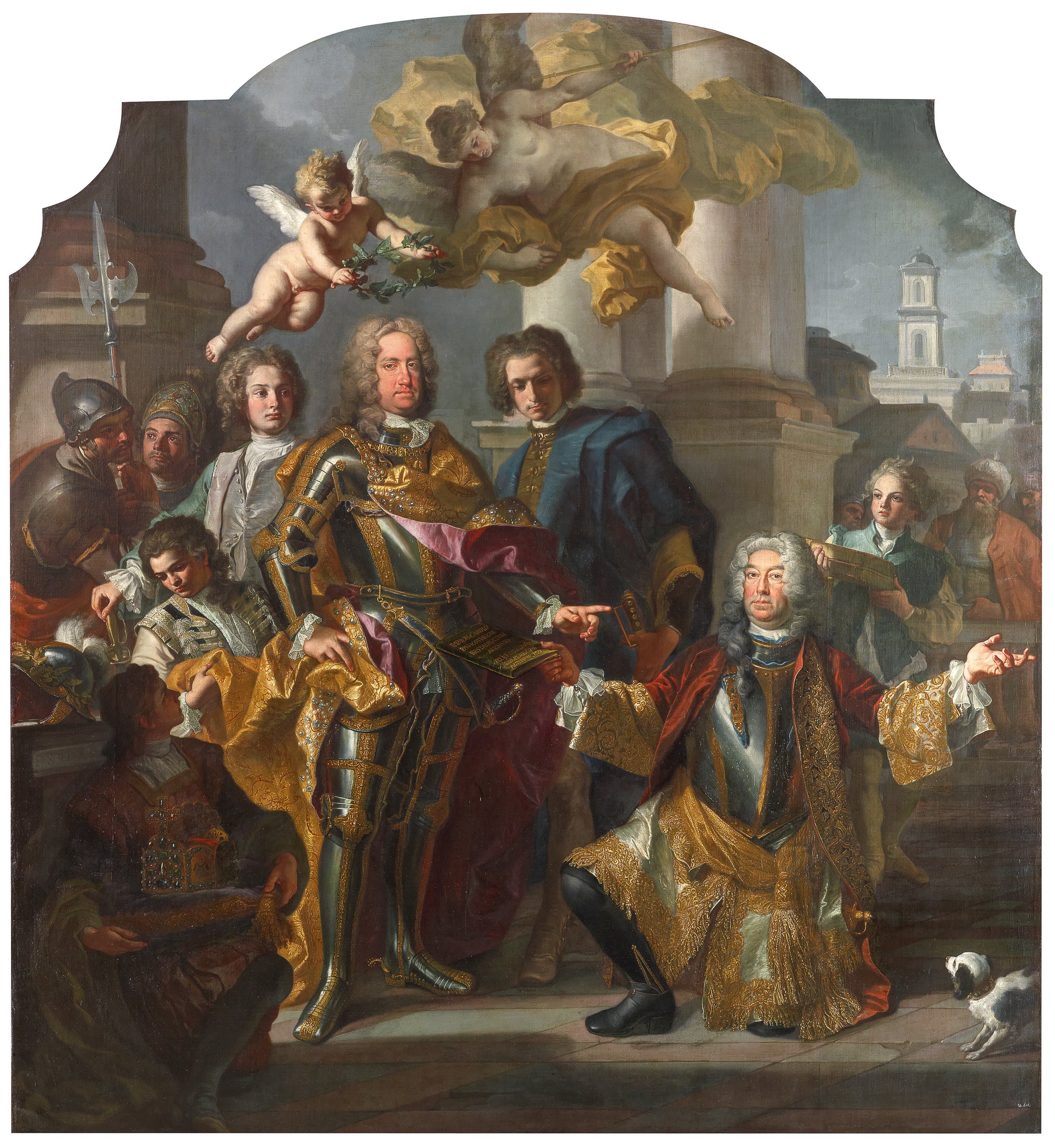 L'empereur Charles VI et Gundacker, comte Althann - Francesco Solimena
