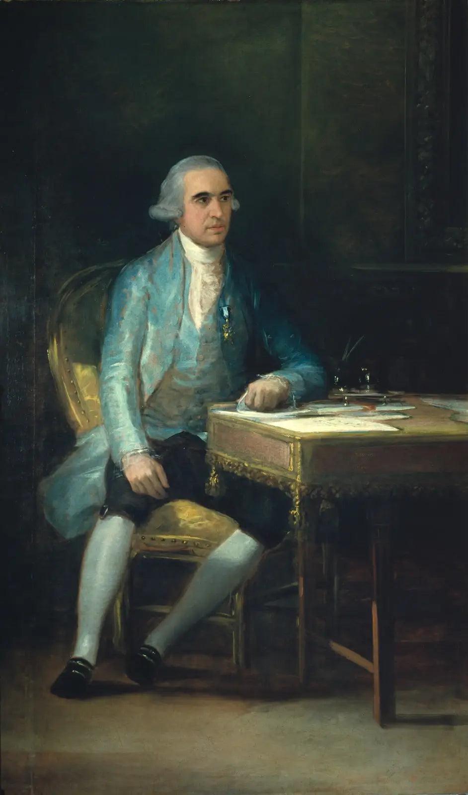 Reproduction du tableau « Portrait de Don Francisco de Saavedra - Francisco de Goya » par Alpha Reproduction en peinture à l’huile