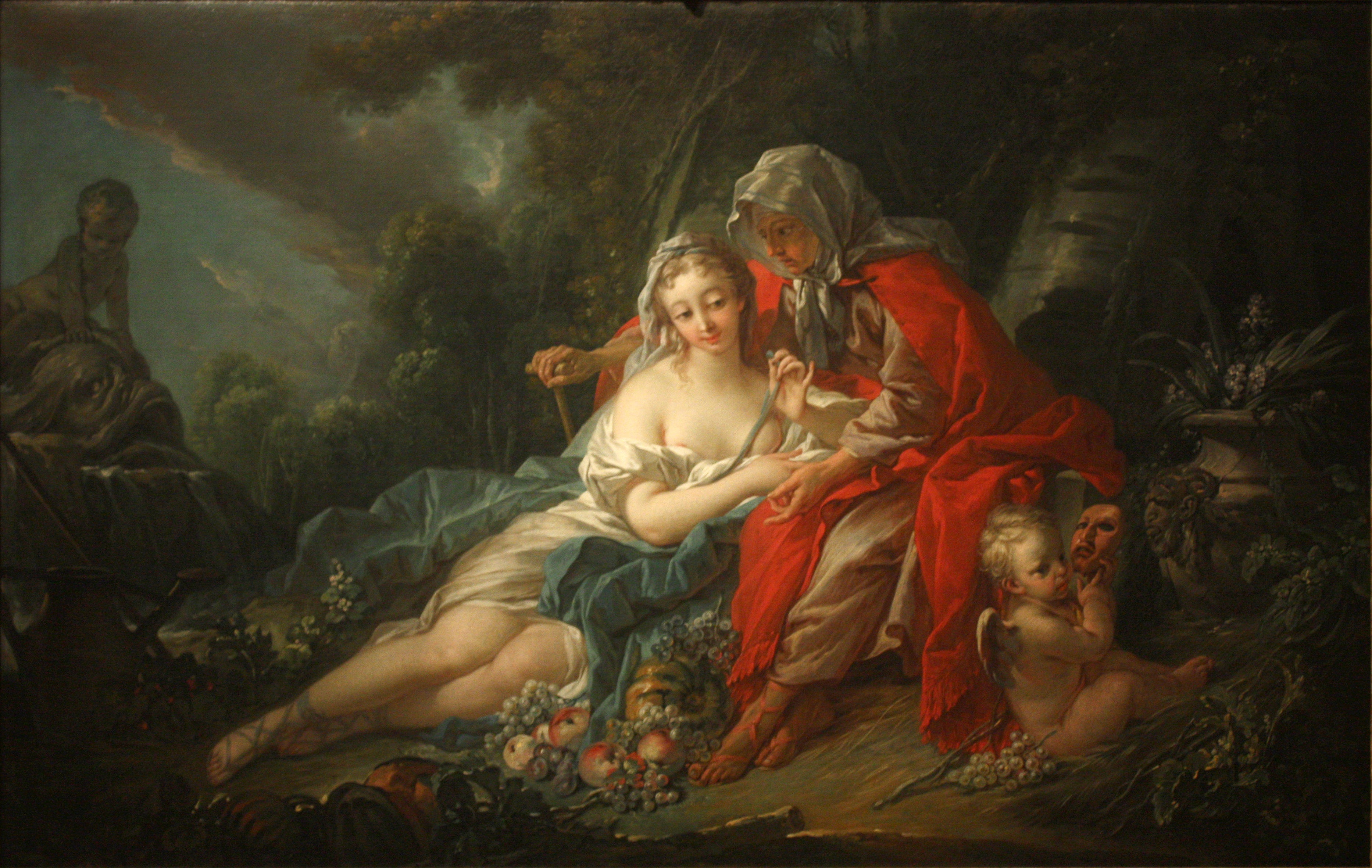 Terre : Vertumne et Pomone - François Boucher
