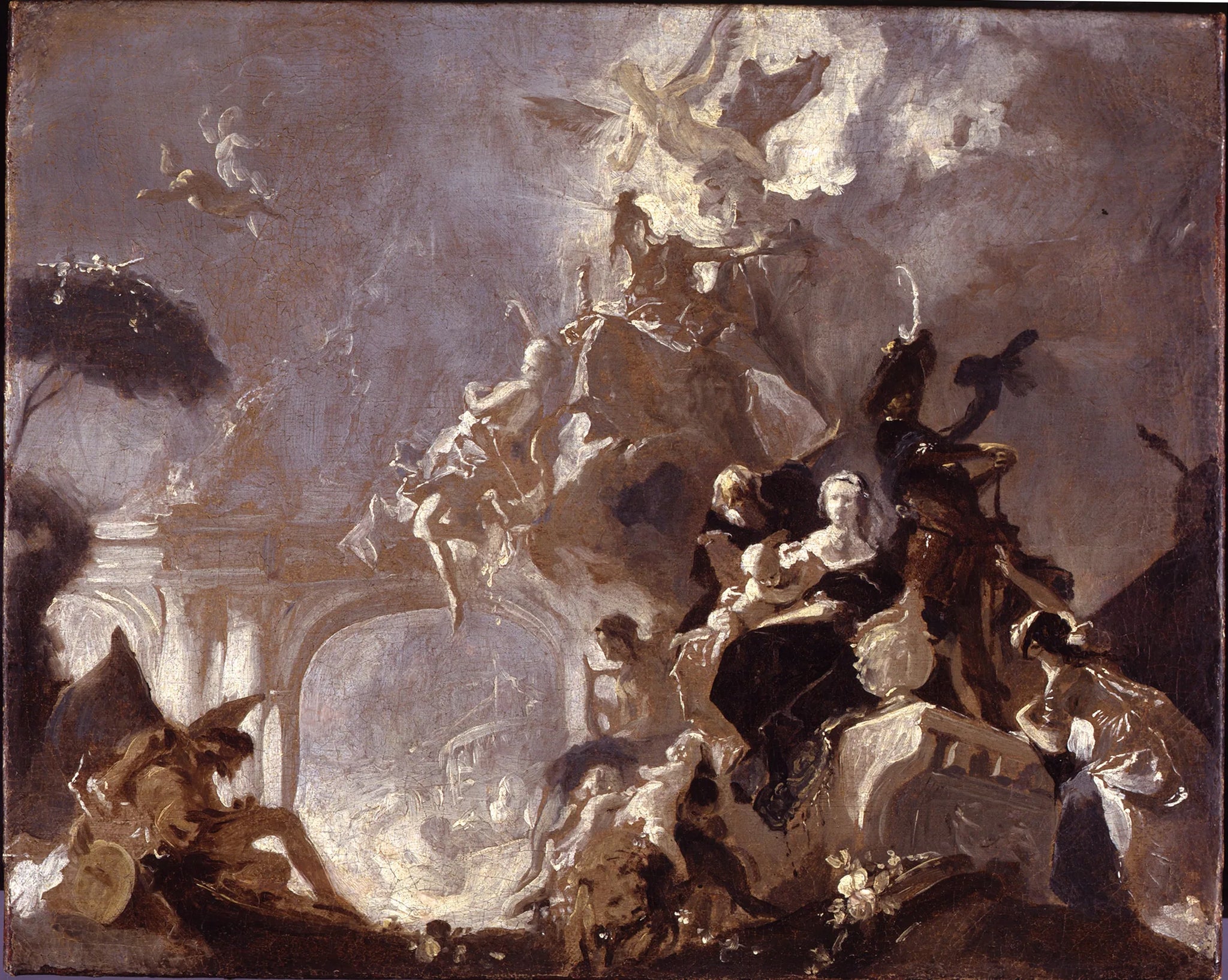 Projet de peinture de plafond - Franz Anton Maulbertsch image 1 copie peinte à la main à l’huile