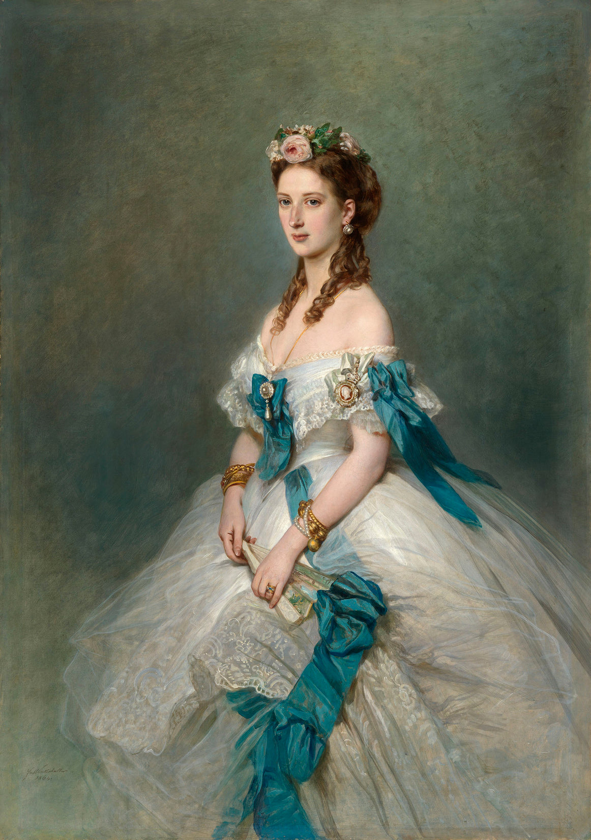 La reine Alexandra (1844-1925) lorsqu'elle était princesse de Galles - Franz Xaver Winterhalter