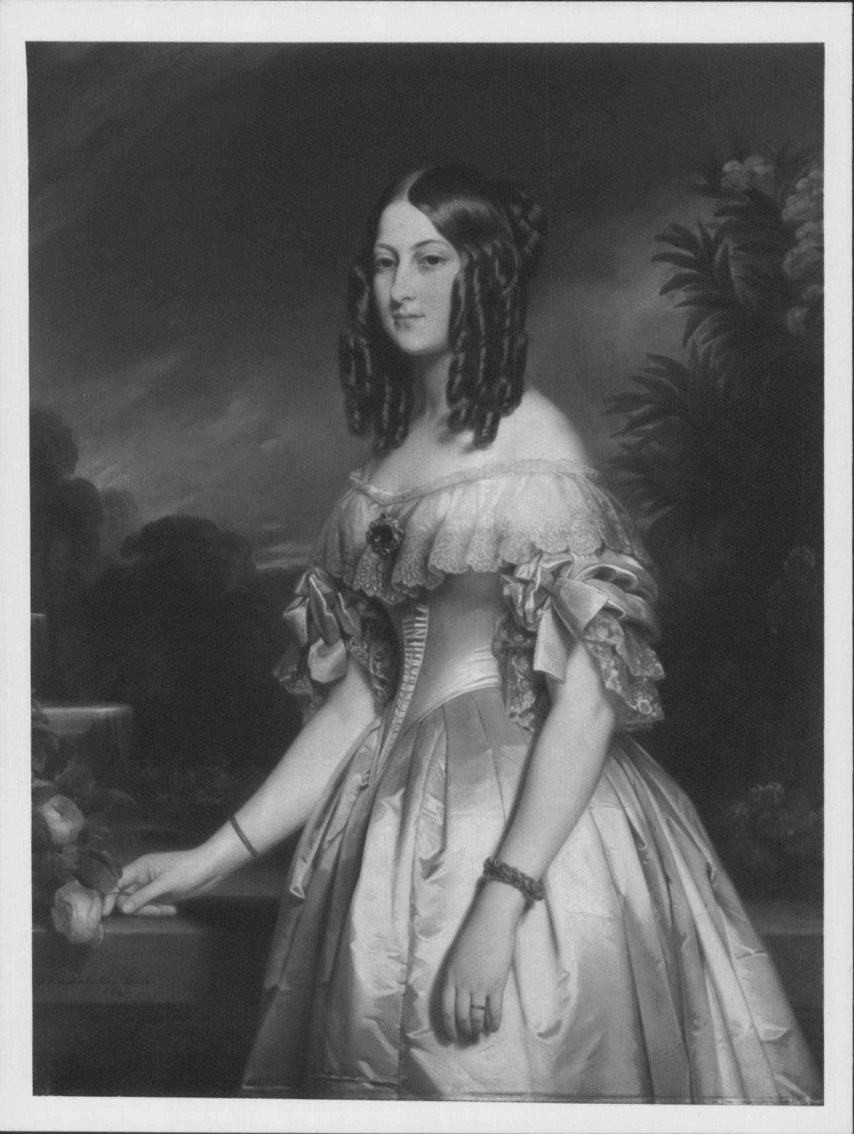 Victoire de Saxe-Cobourg-Gotha, duchesse de Nemours (1822-1857) - Franz Xaver Winterhalter