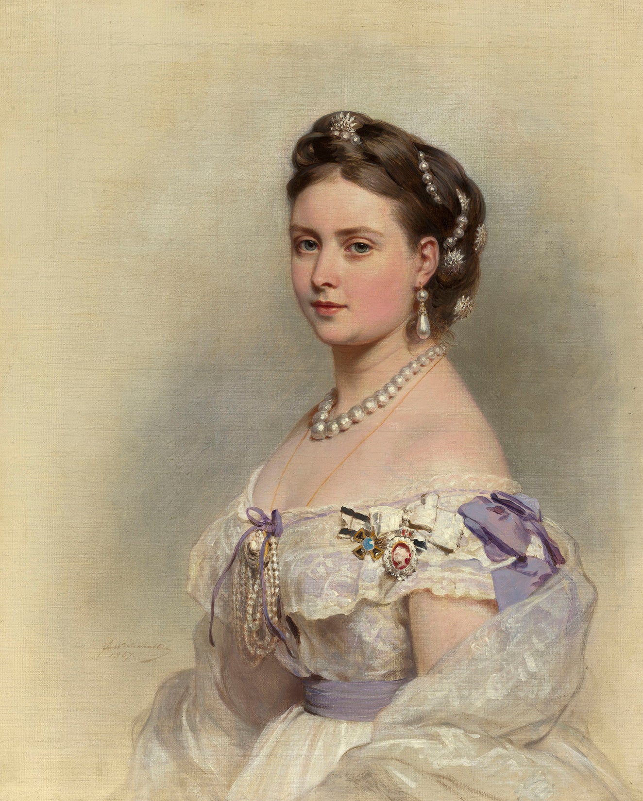 Victoria, princesse royale, princesse héritière de Prusse (1840-1901) - Franz Xaver Winterhalter