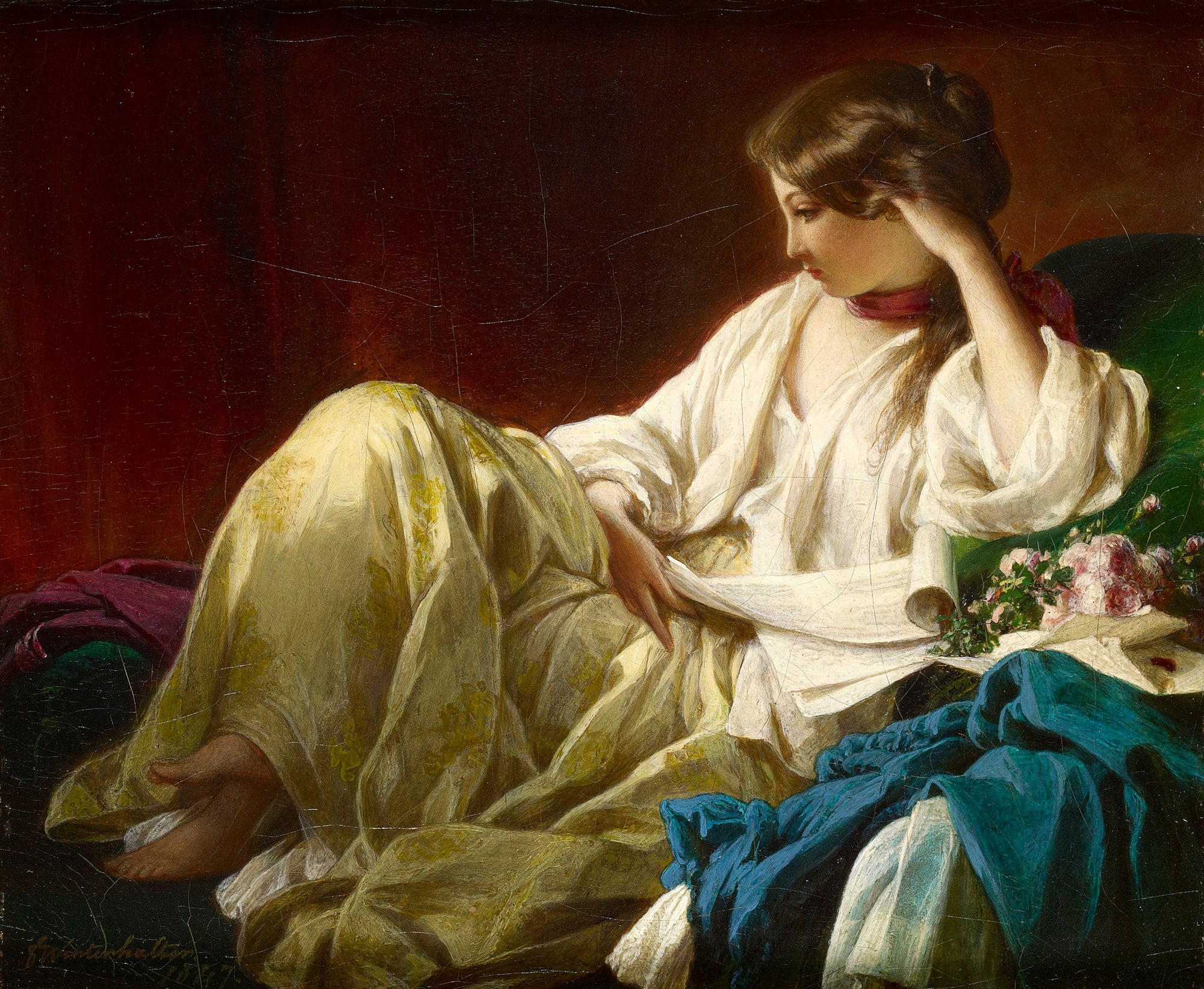 Contemplation - Franz Xaver Winterhalter