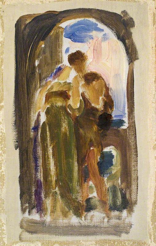 Croquis en couleur pour « Mariée » - Frederic Leighton