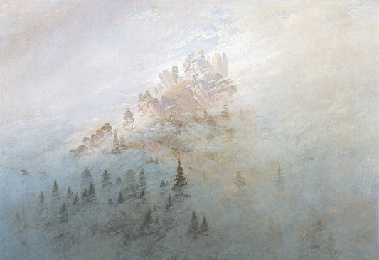 Brume matinale dans les montagnes - Caspar David Friedrich