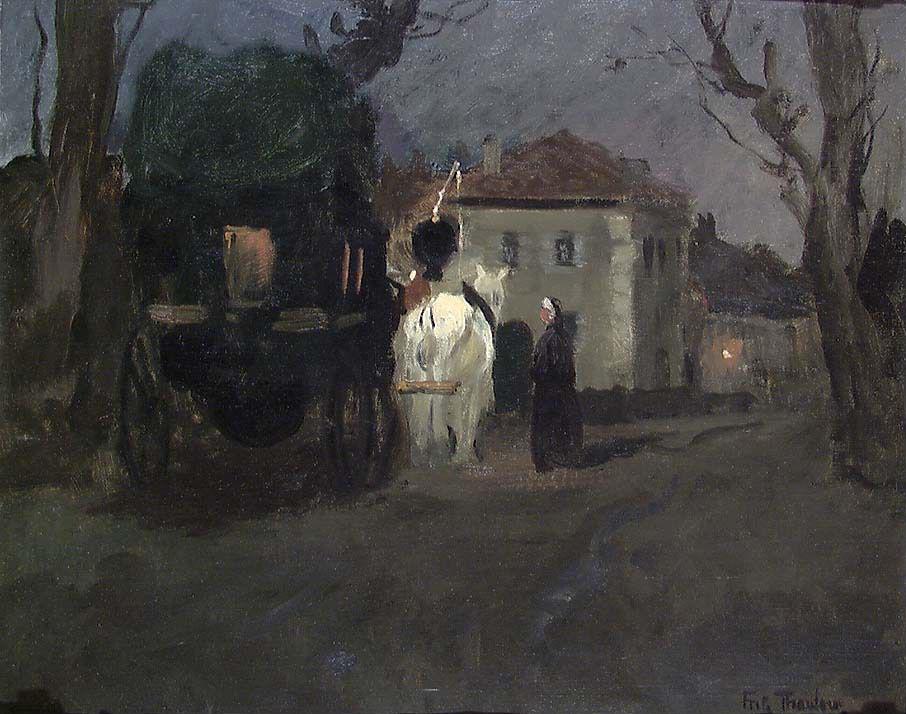 Soirée à Beaulieu - Frits Thaulow