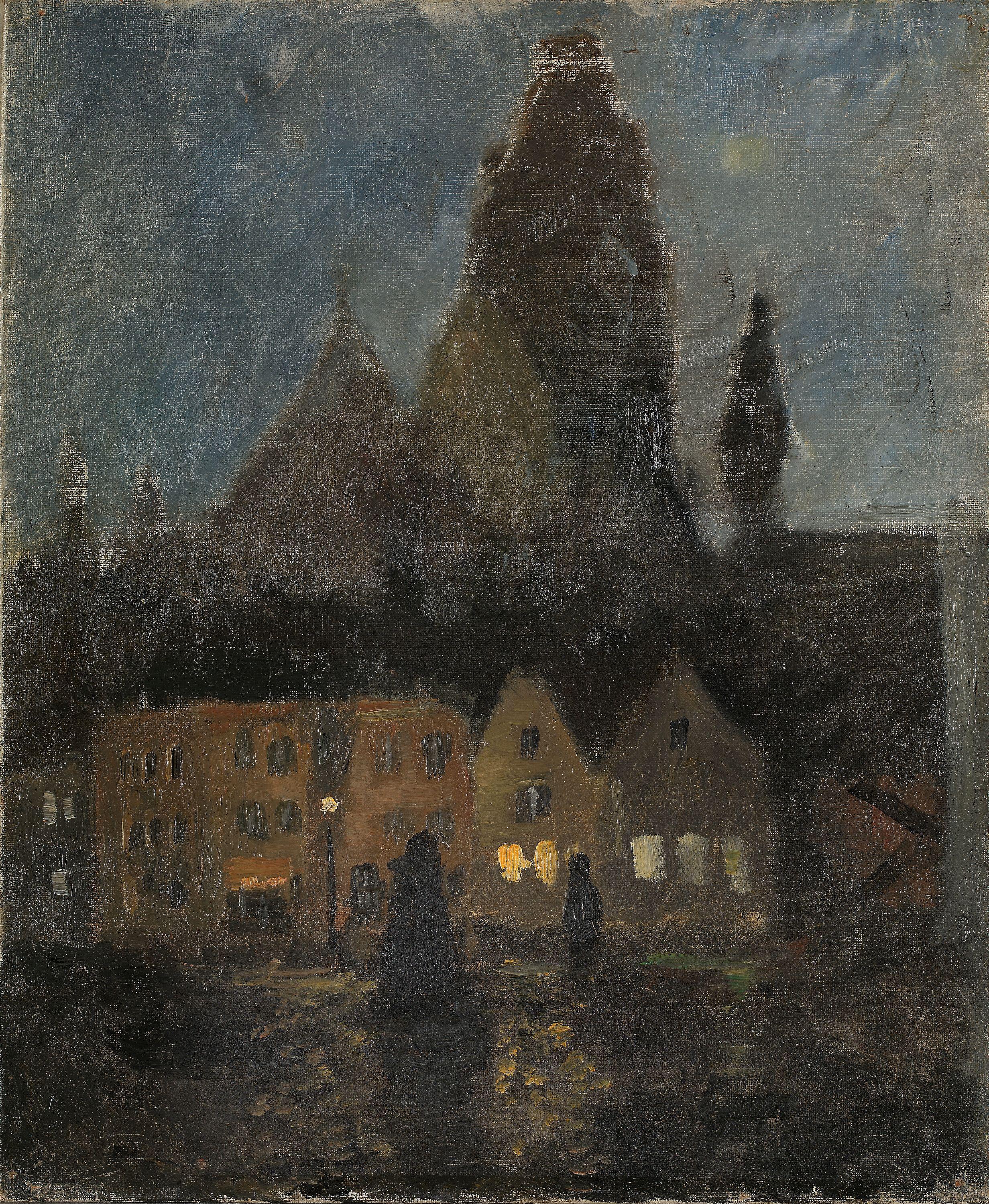 Soirée à Dieppe - Frits Thaulow
