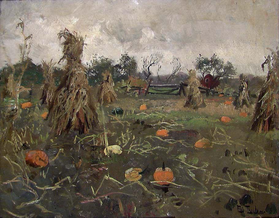 Champ de melons près de Pittsburgh, États-Unis - Frits Thaulow