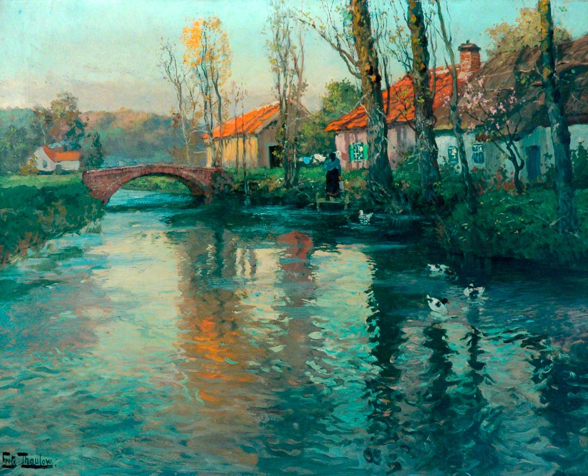 La rivière - Frits Thaulow
