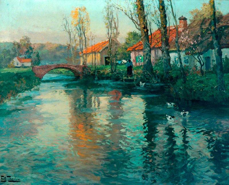 La rivière - Frits Thaulow