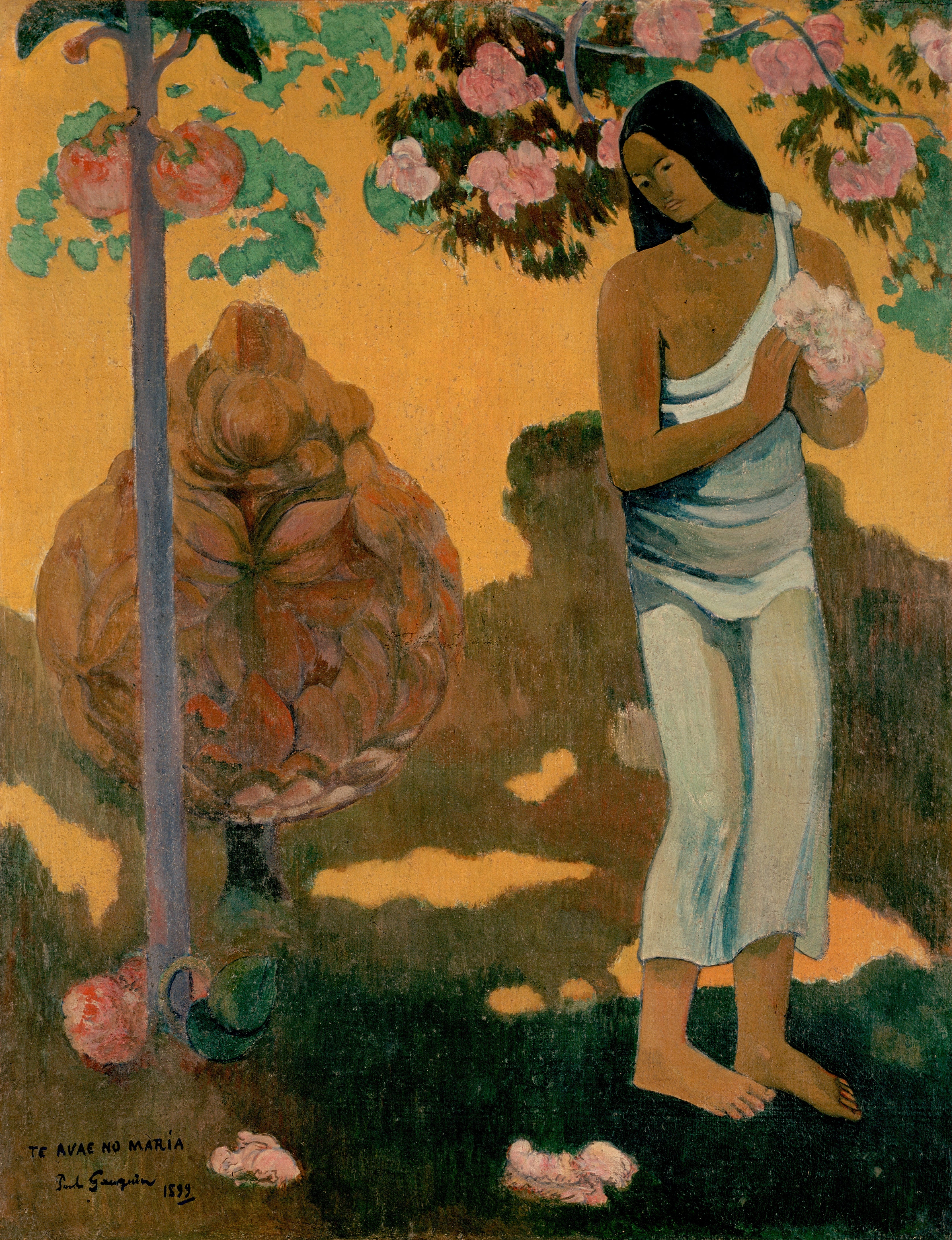 Reproduction du tableau « Le Mois de Marie - Paul Gauguin » par Alpha Reproduction en peinture à l’huile