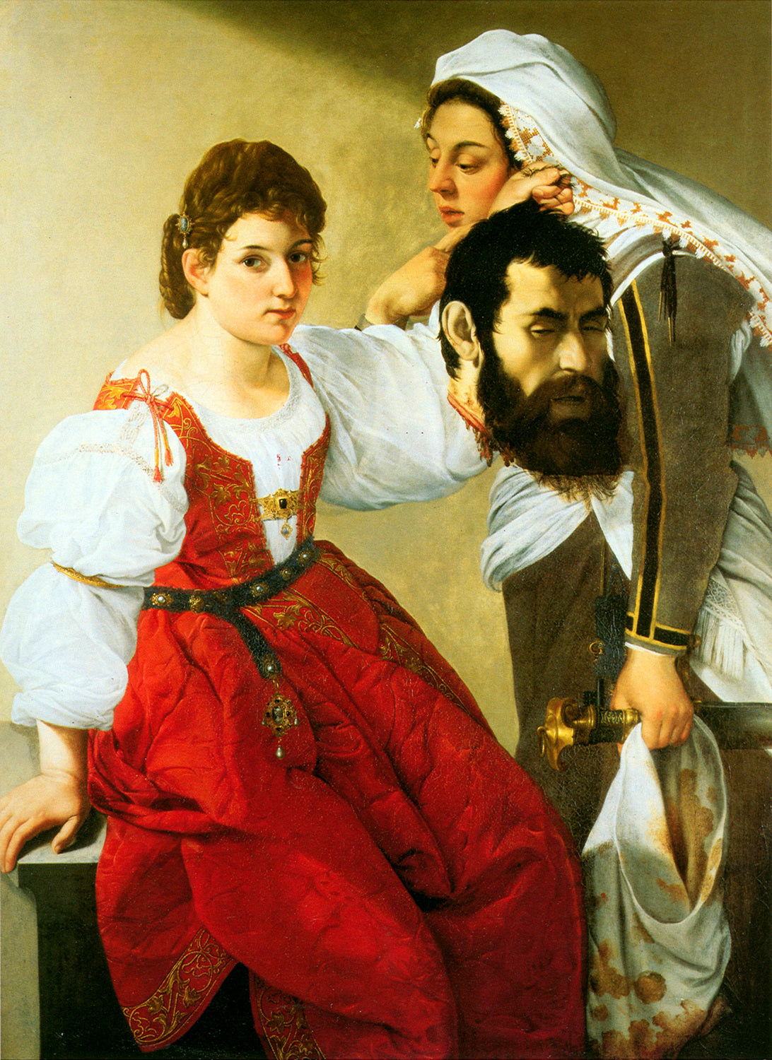 Judith et sa servante Abra avec la tête d'Holopherne - Artemisia Gentileschi