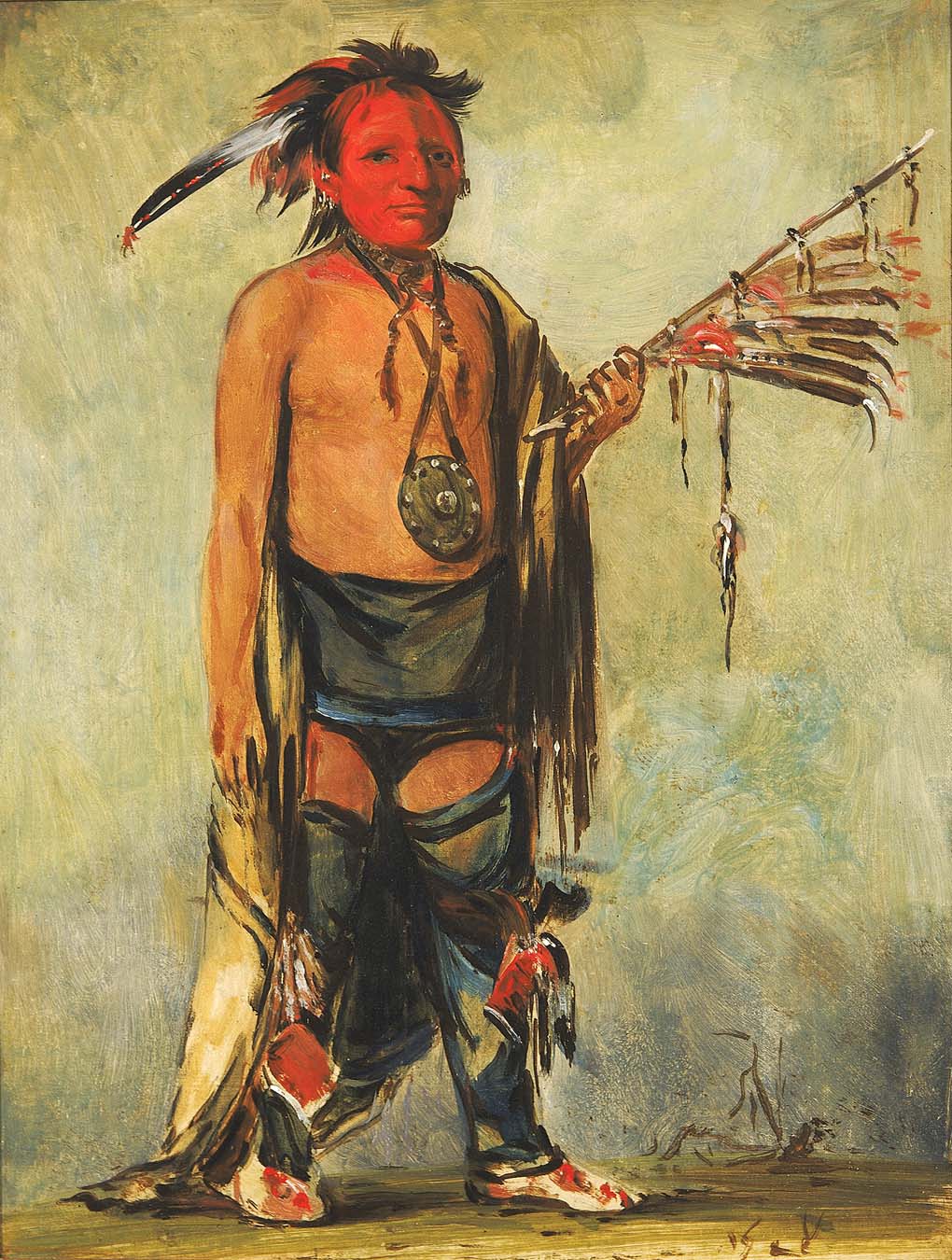 Hoo-w'a-ne-kaw, petit élan - George Catlin