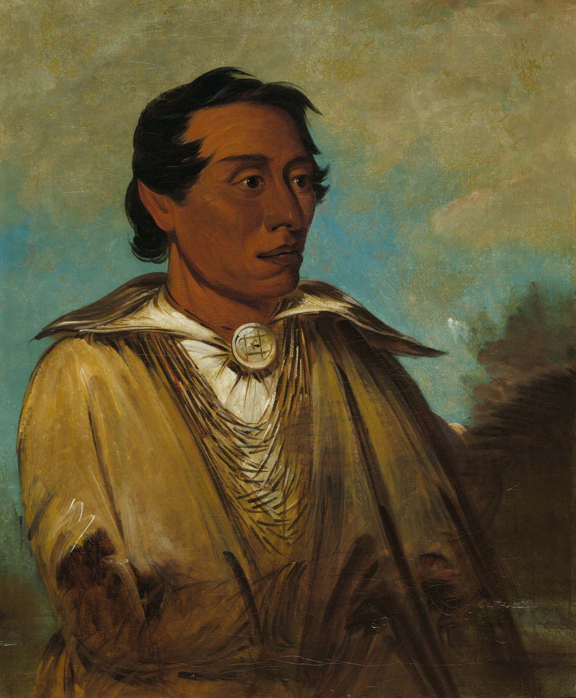 Kee-án-ne-kuk, Homme le plus important, Chef de la tribu - George Catlin