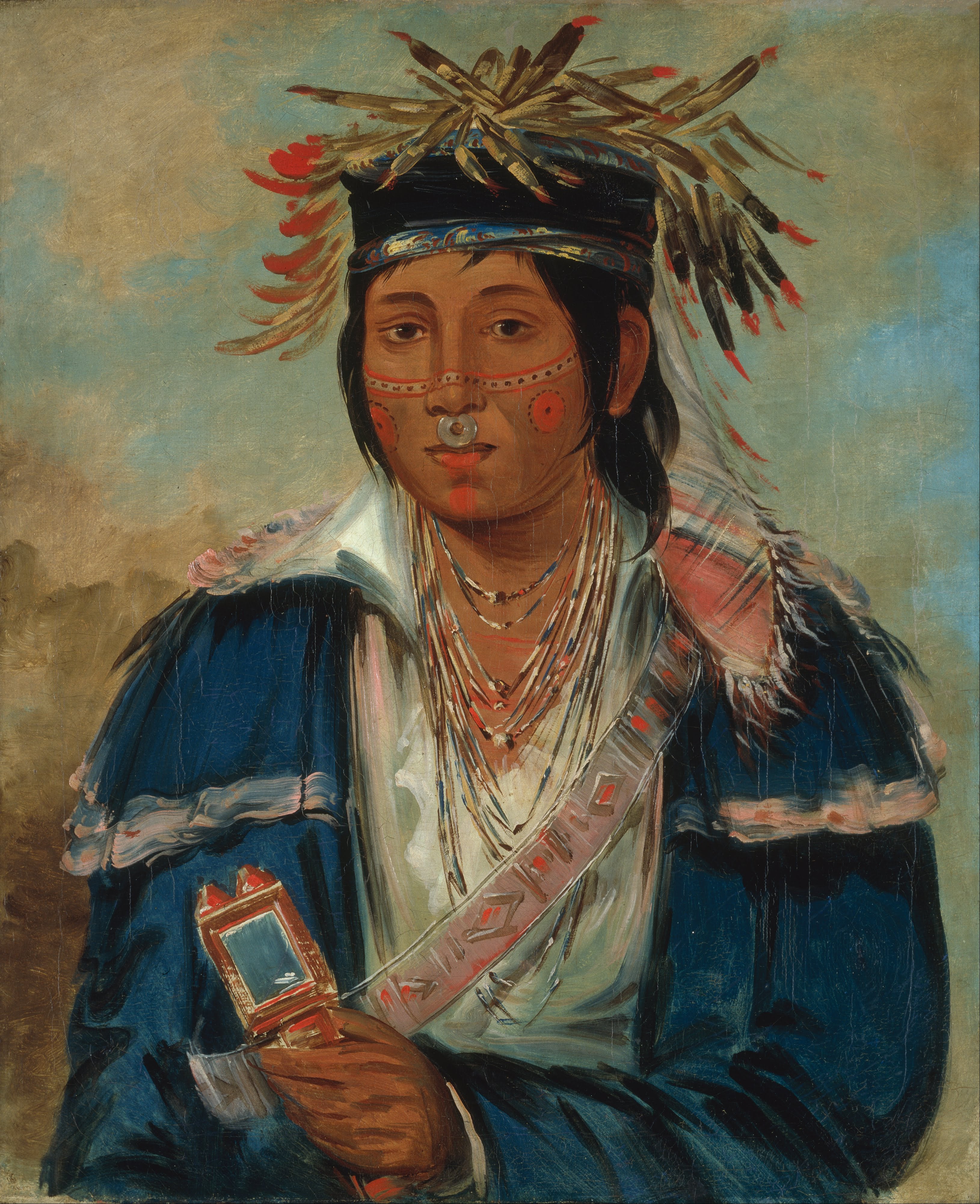 Kee-mo-rá-nia, pas d'anglais, un dandy - George Catlin