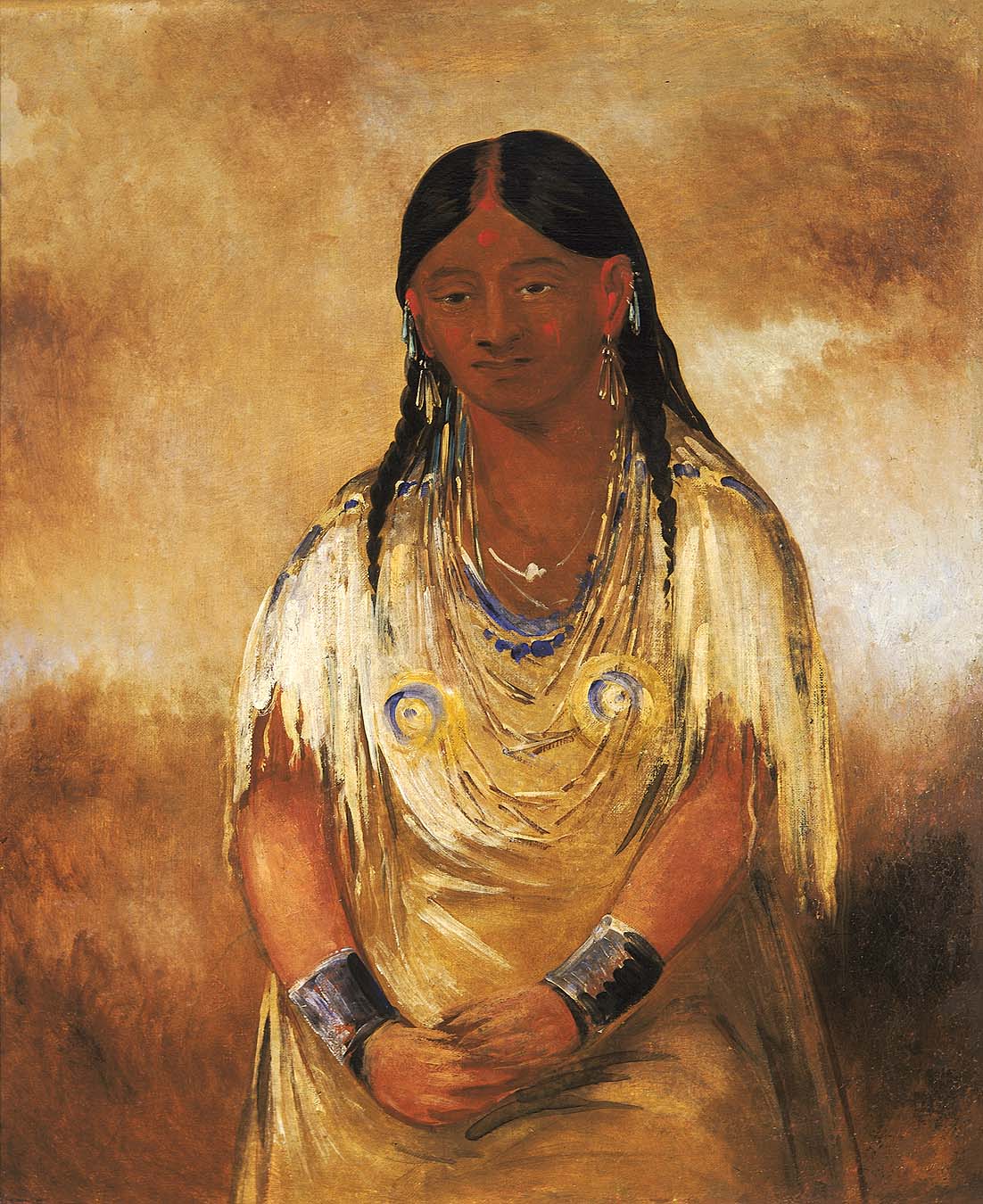 Mún-ne-o-ye, une femme - George Catlin