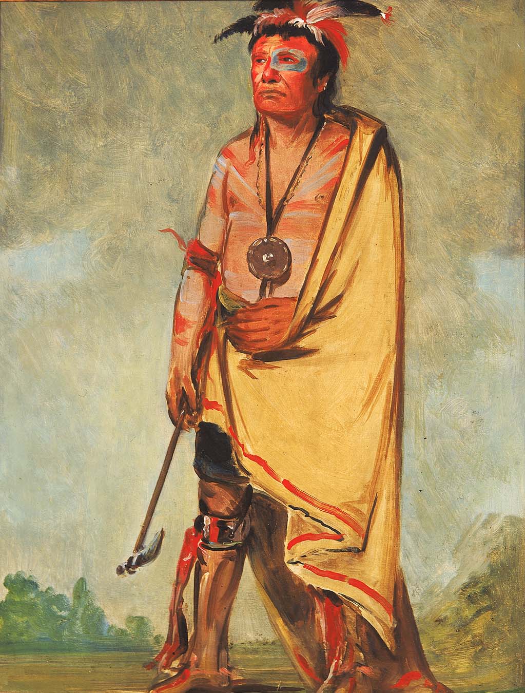 No-ak-chóo-she-kaw, Celui qui brise les buissons - George Catlin