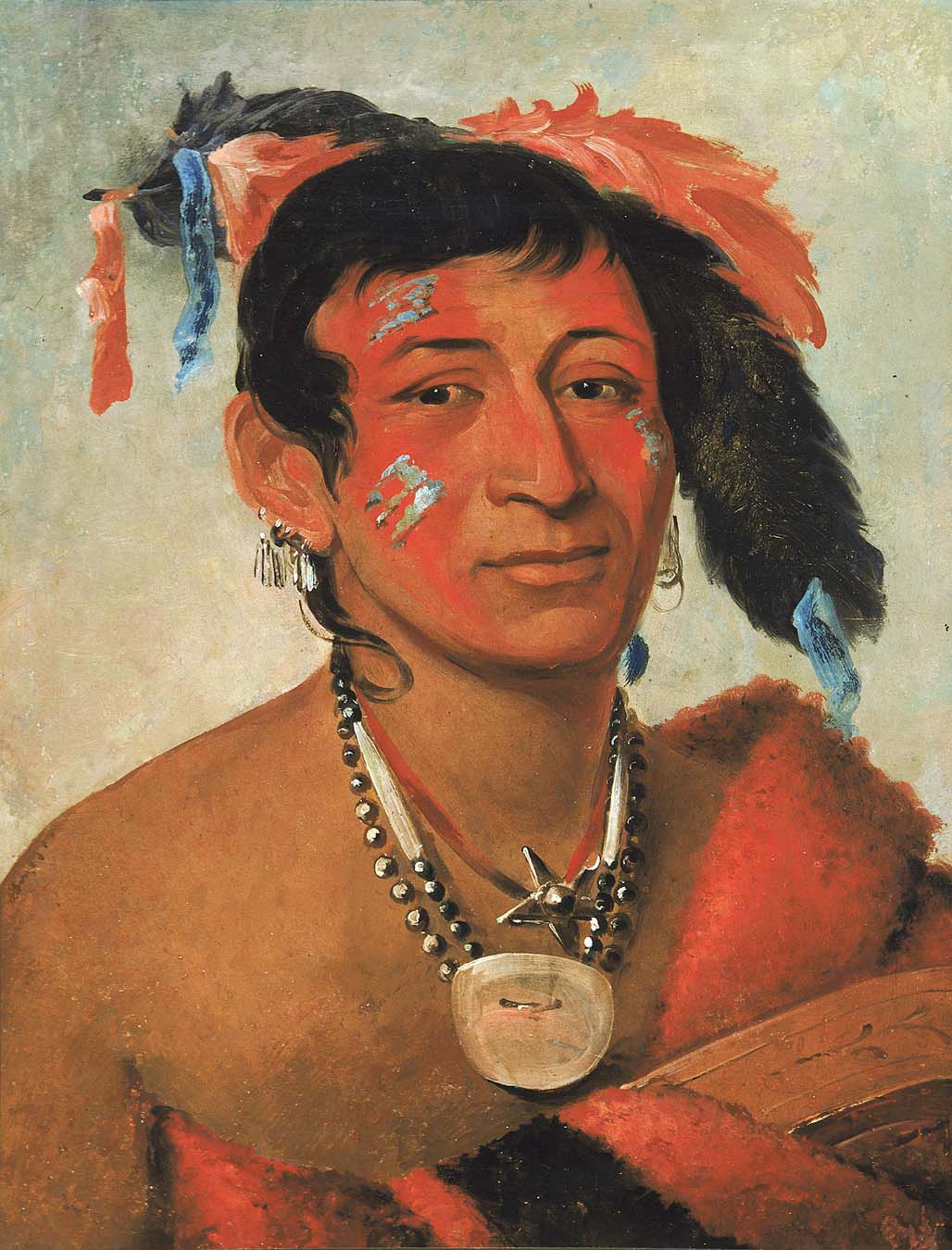 Sha-wá-no, Le Sud, un guerrier reconnu - George Catlin