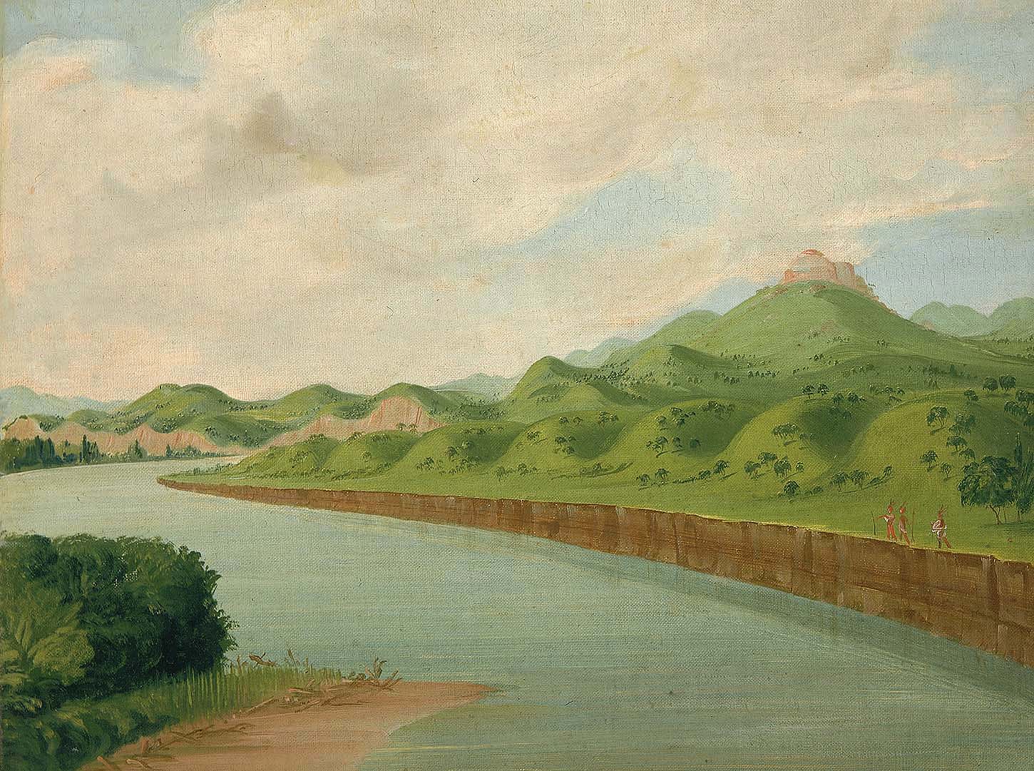 La Tour, à 1 100 milles au-dessus de Saint-Louis - George Catlin