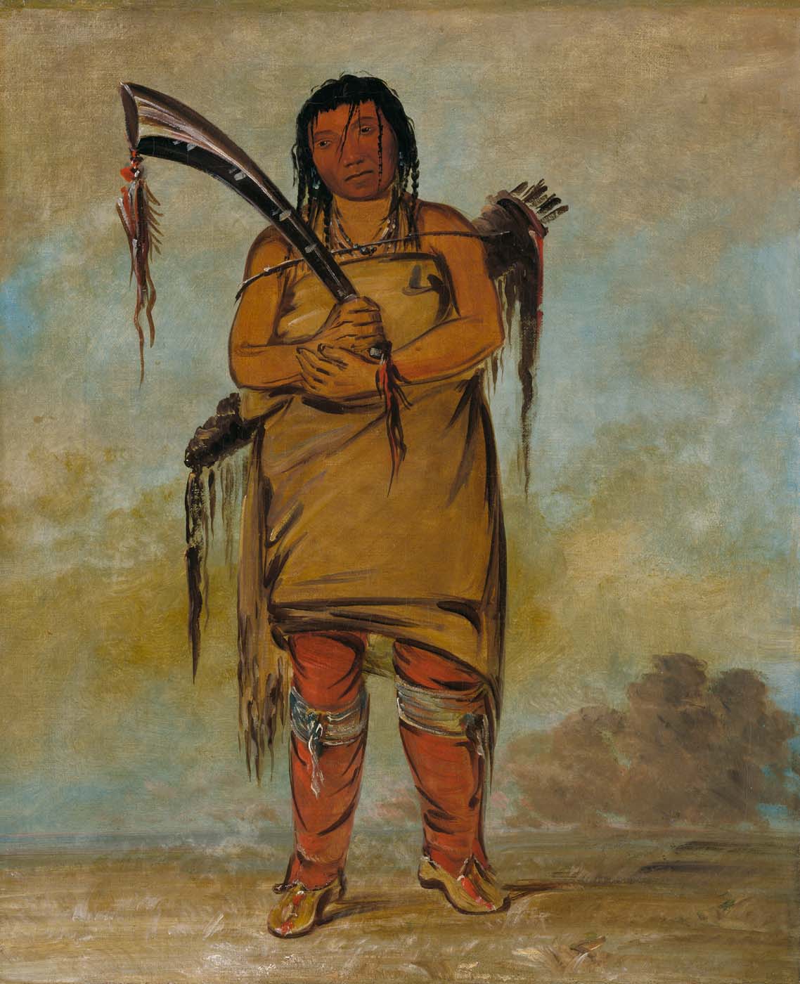 Wáh-chees, un Brave - George Catlin