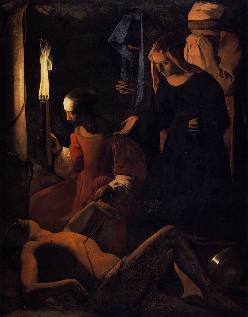 Saint Sébastien soigné par Irène - Georges de La Tour - Alpha Reproduction