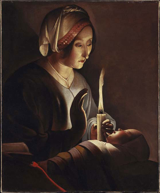 Sainte Anne avec l’Enfant Jésus - Georges de La Tour - Alpha Reproduction