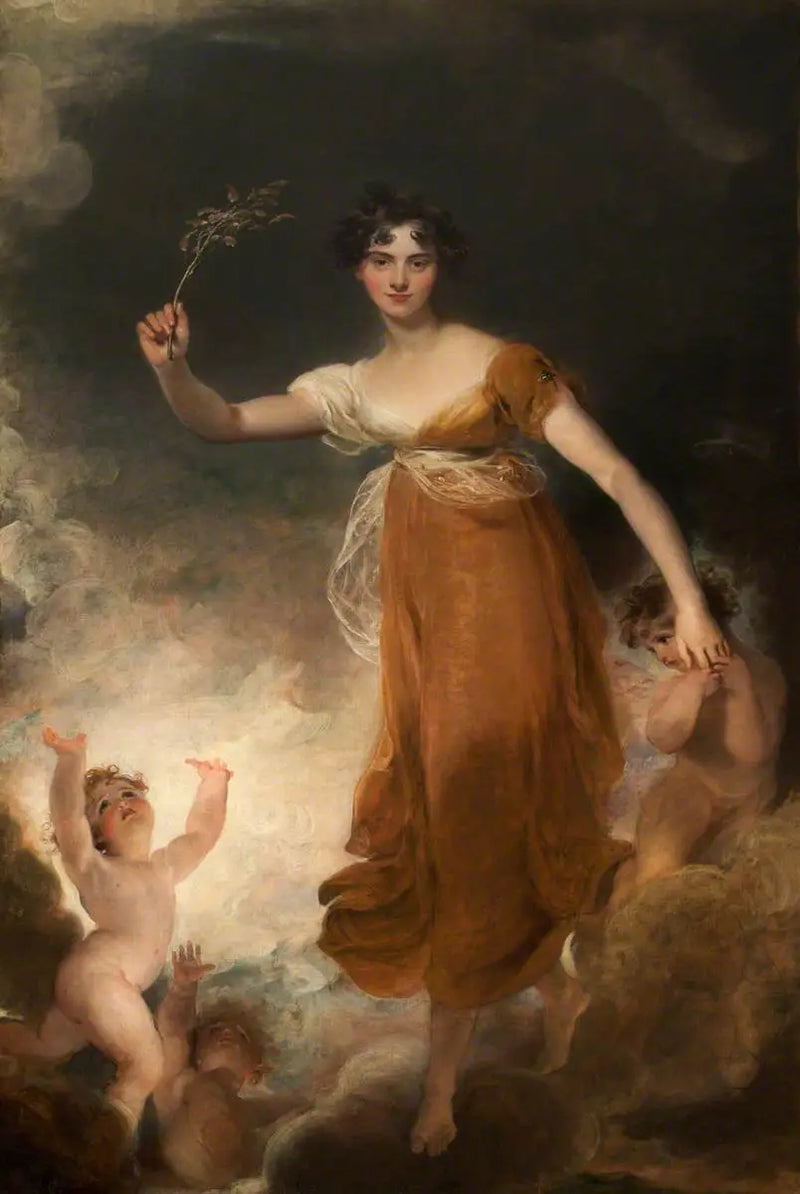 Георгия Мария Лестер (1793-1859), леди де Тейбли в роли «Hope» - Томас Лоуренс