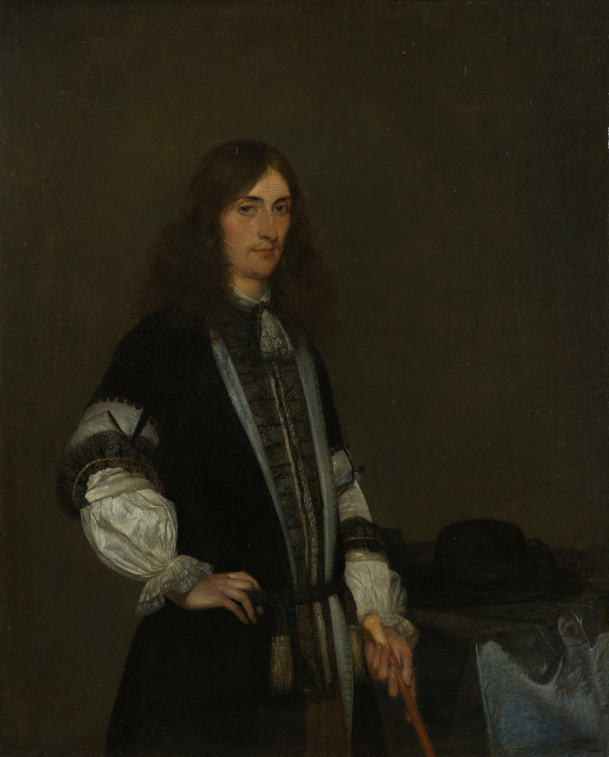 Portrait de François de Vicq (1646-1707). Bourgmestre d'Amsterdam à plusieurs reprises à partir de 1697. - Gerard ter Borch