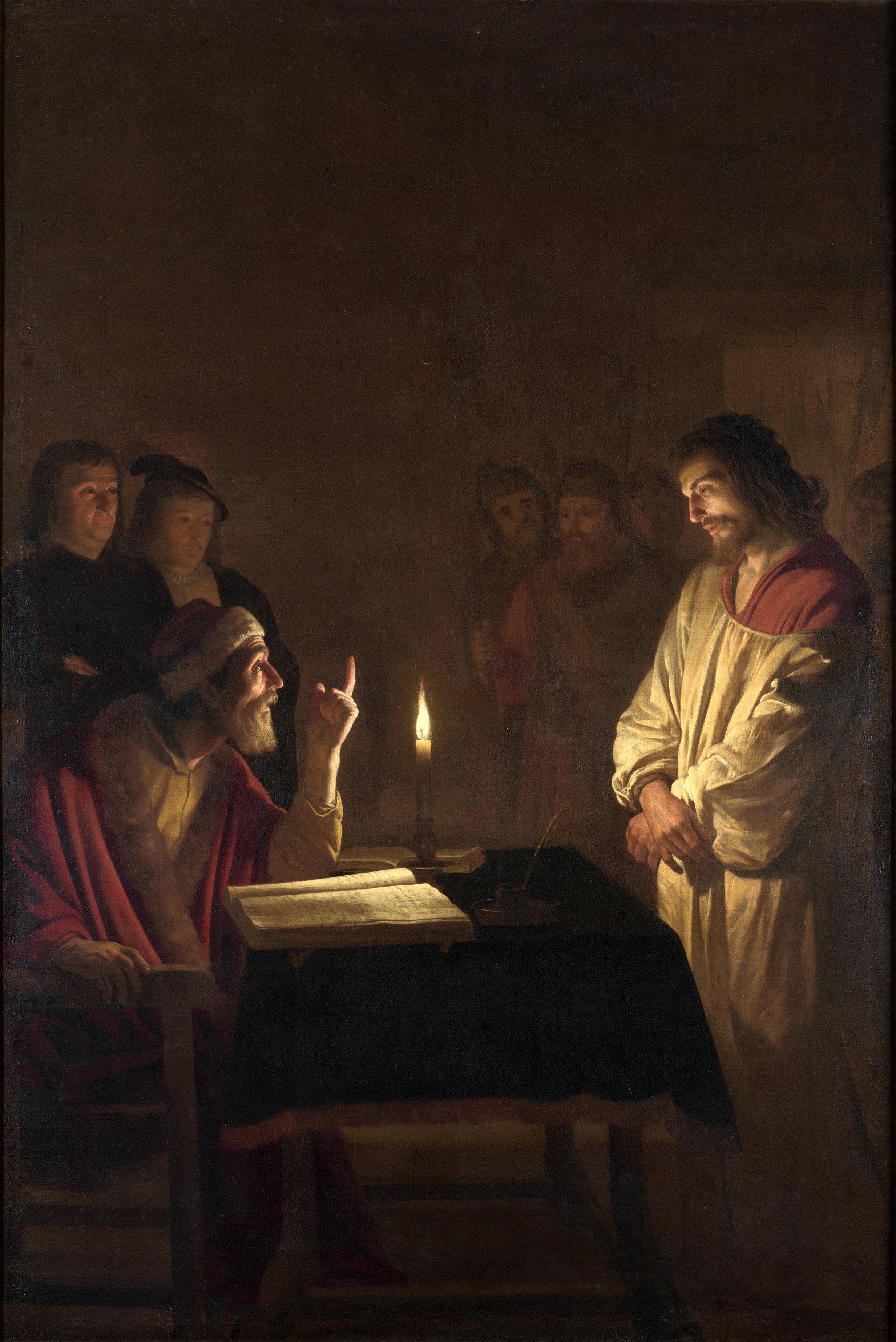 Le Christ devant le Grand Prêtre - Gerrit van Honthorst