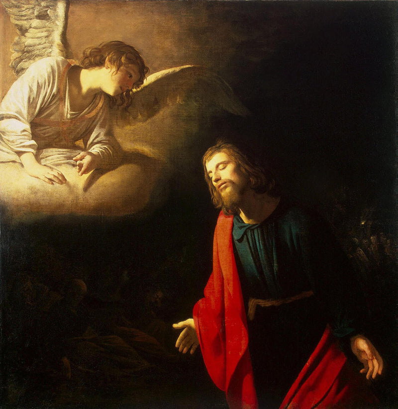 Христос в саду Гефсимании (Моление в саду) - Gerrit van Honthorst