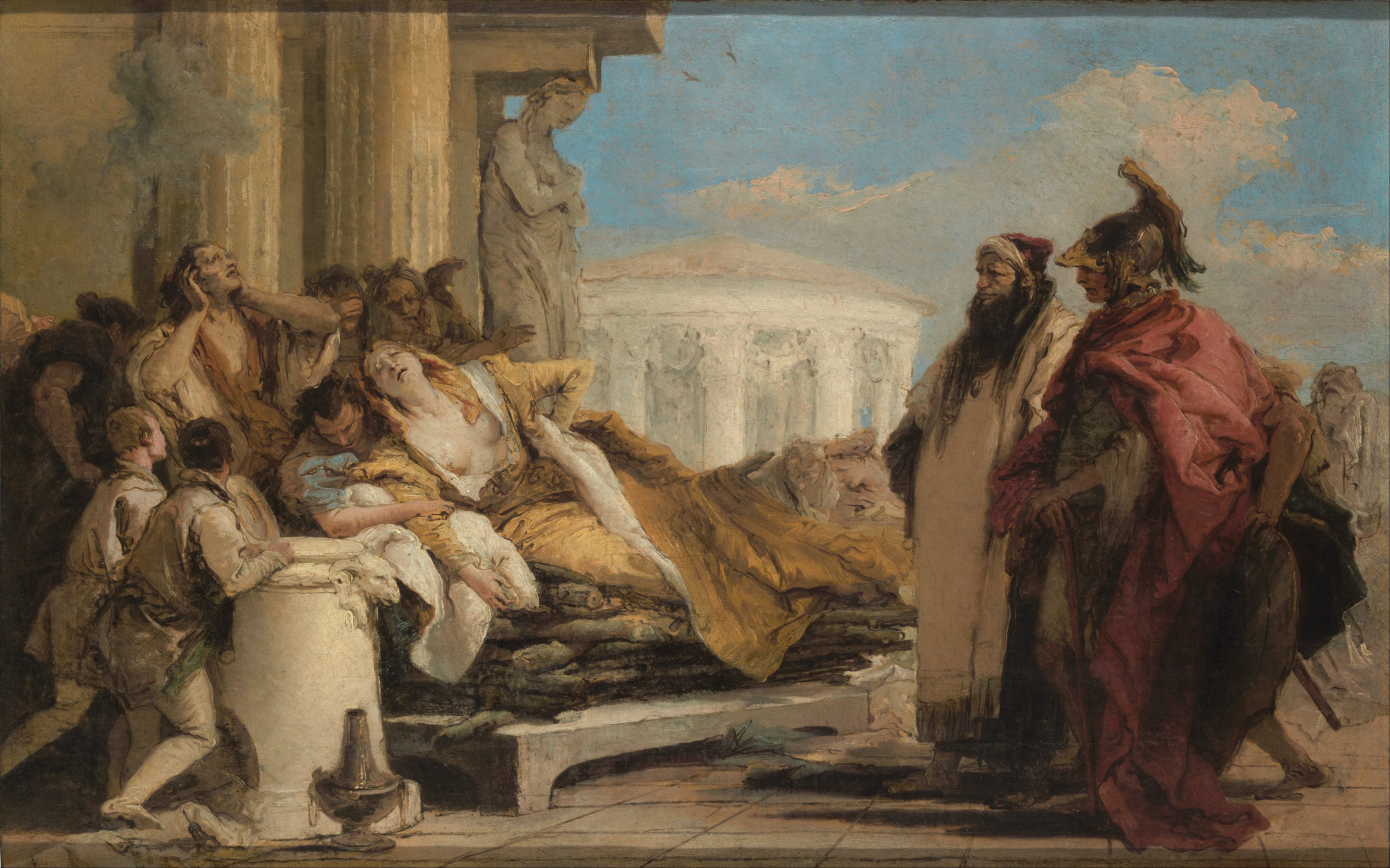 La mort de Didon - Giovanni Battista Tiepolo