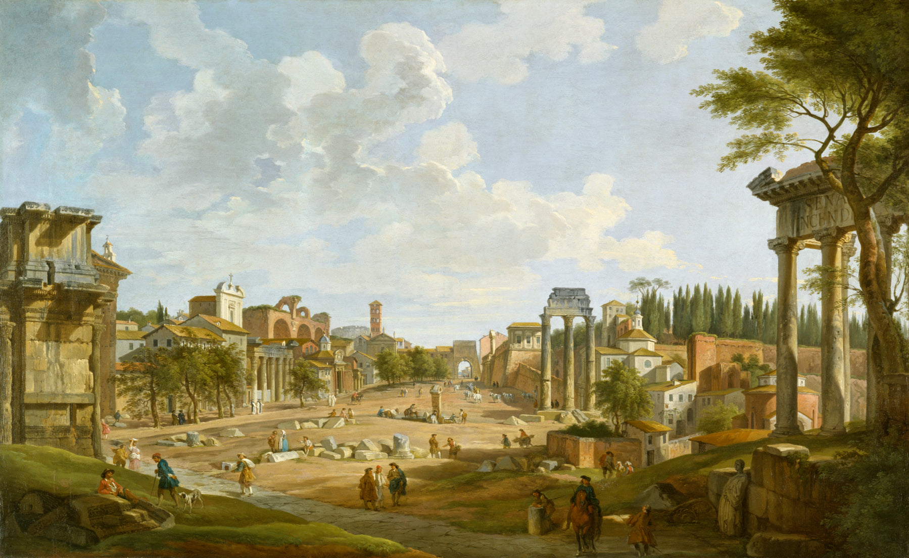 Vue du Forum romain - Giovanni Paolo Panini