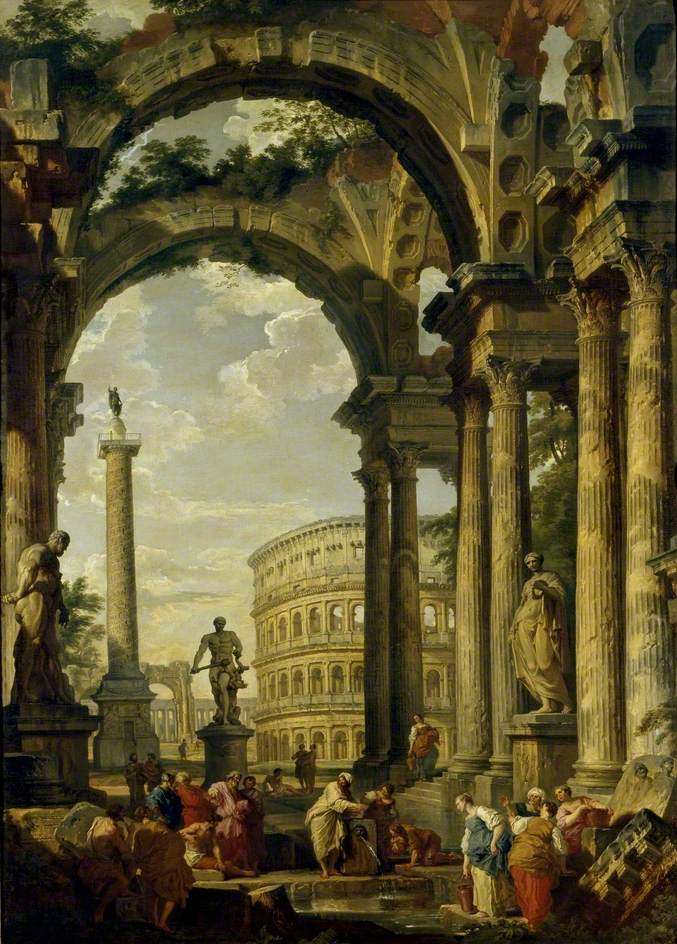 Capriccio romain - Giovanni Paolo Panini
