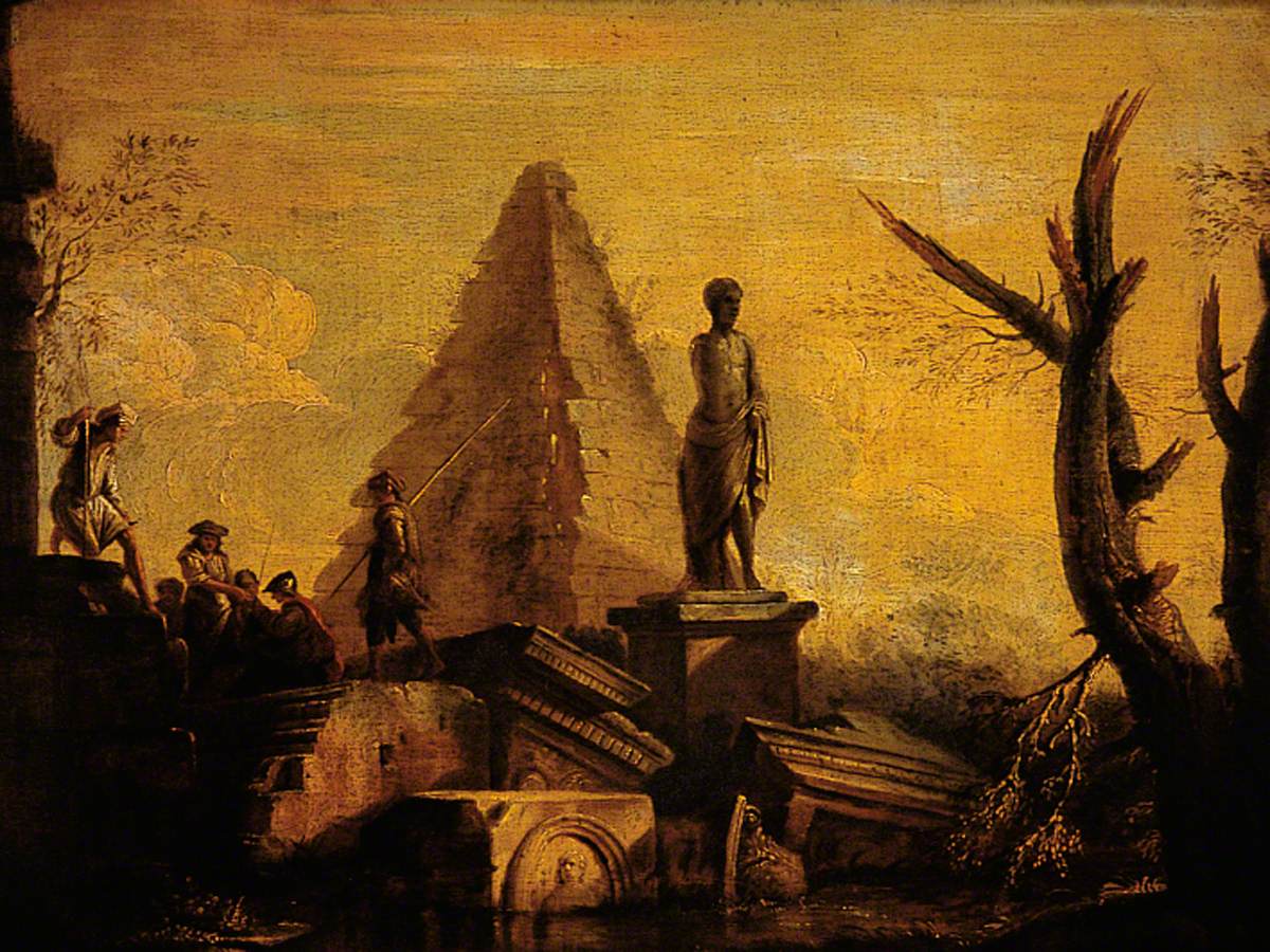 Ruines avec le tombeau de Cestius - Giovanni Paolo Panini