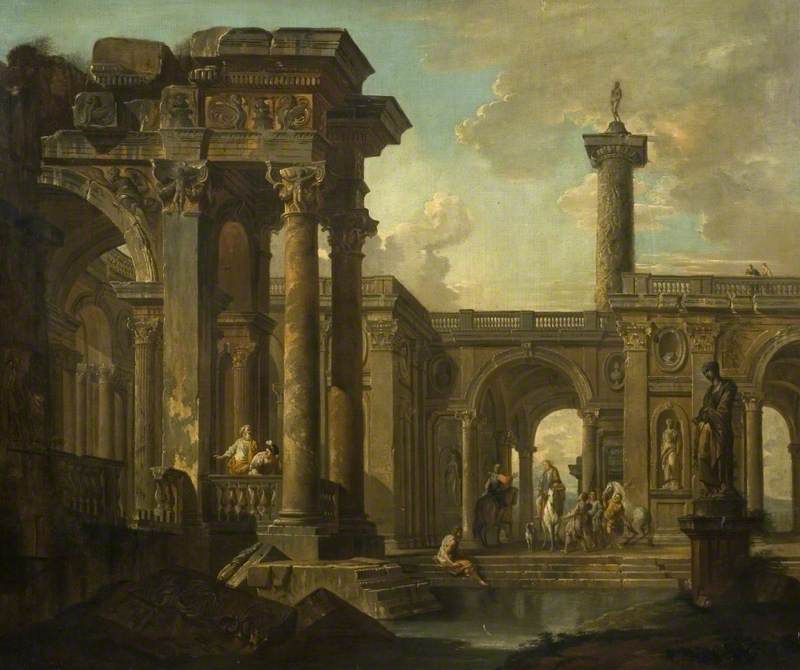 Fantaisie architecturale avec ruines classiques - Giovanni Paolo Panini