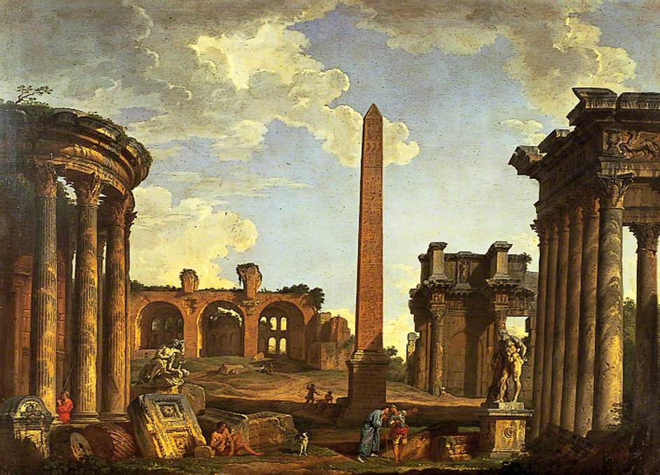 Capriccio romain - Giovanni Paolo Panini