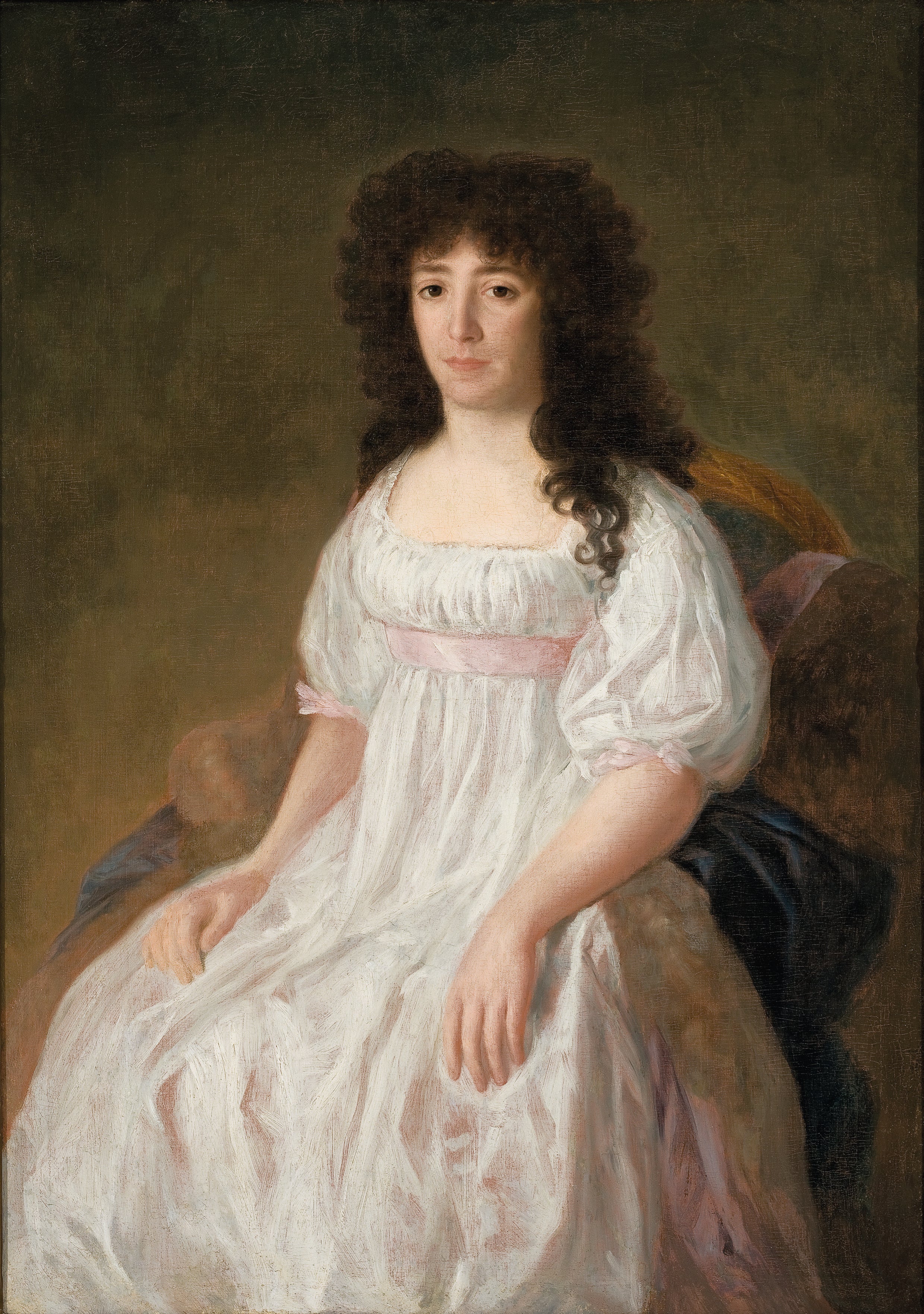 Reproduction du tableau « La comtesse de Casa Flores - Francisco de Goya » par Alpha Reproduction en peinture à l’huile