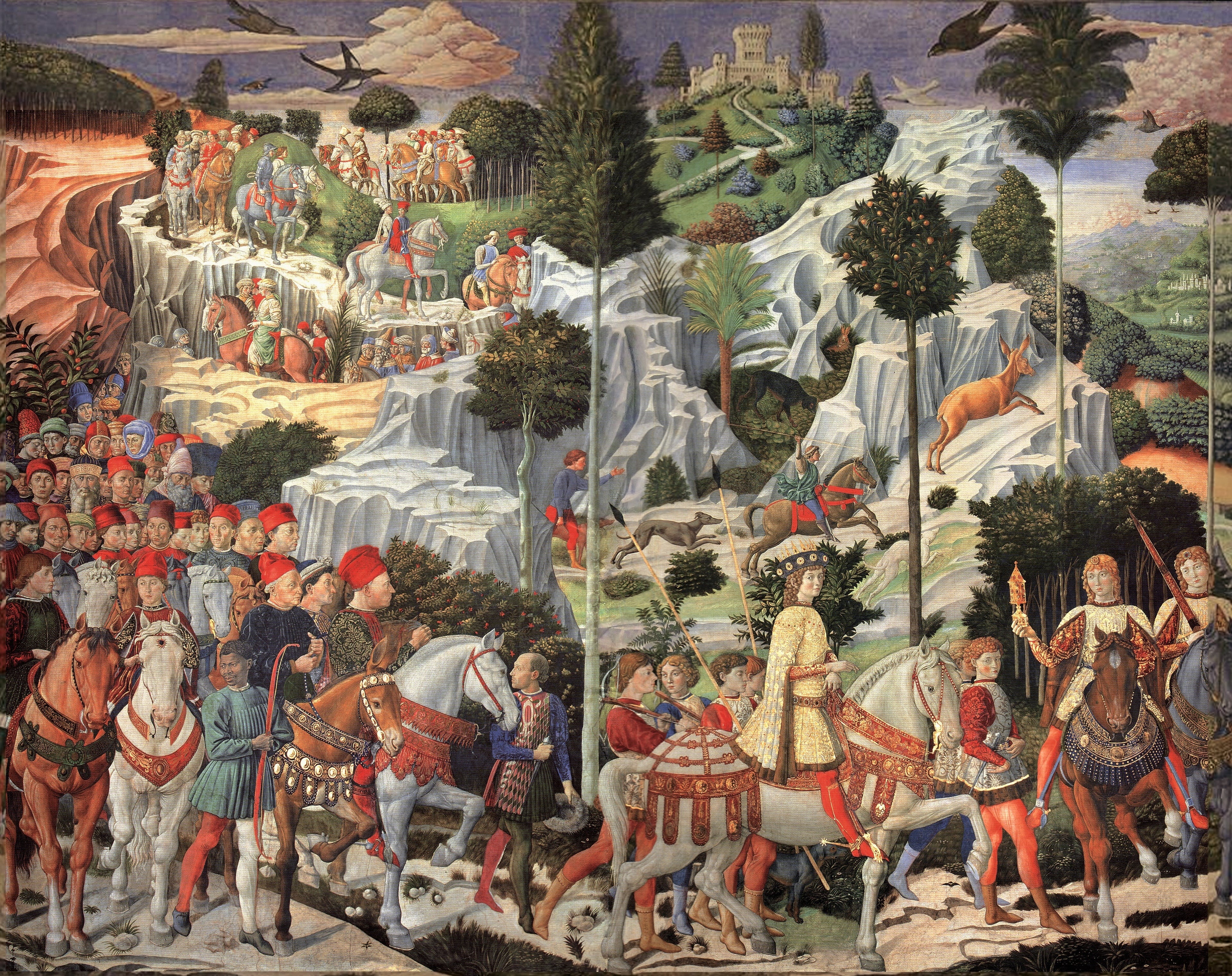 La procession du jeune roi - Benozzo Gozzoli - Alpha Reproduction
