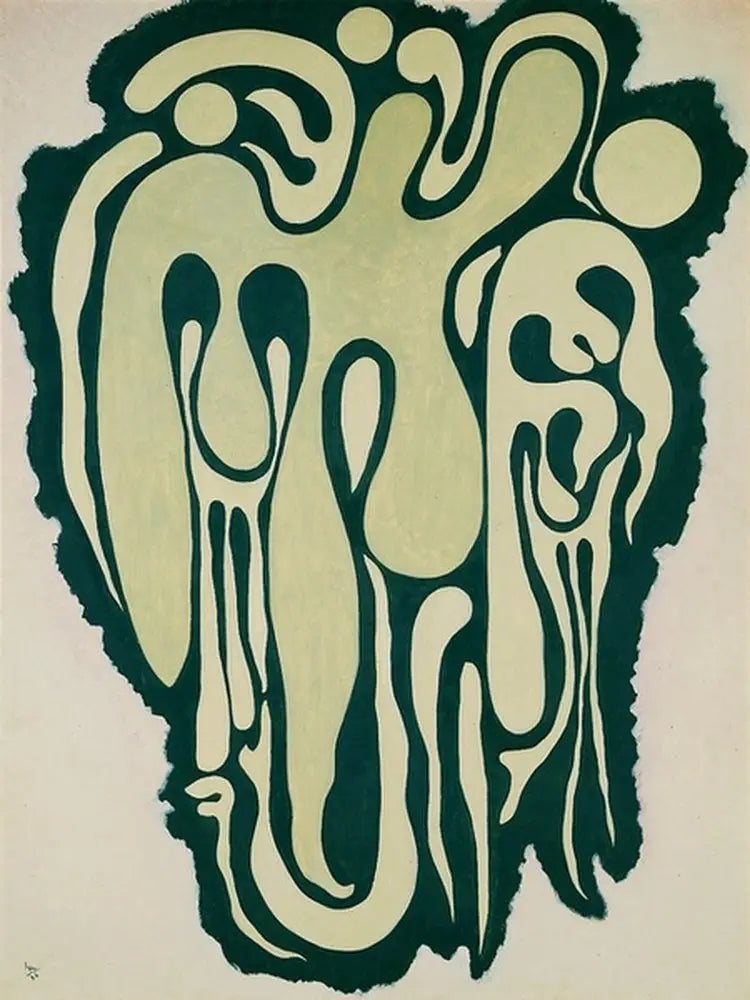 Зеленая фигура - Василий Кандинский